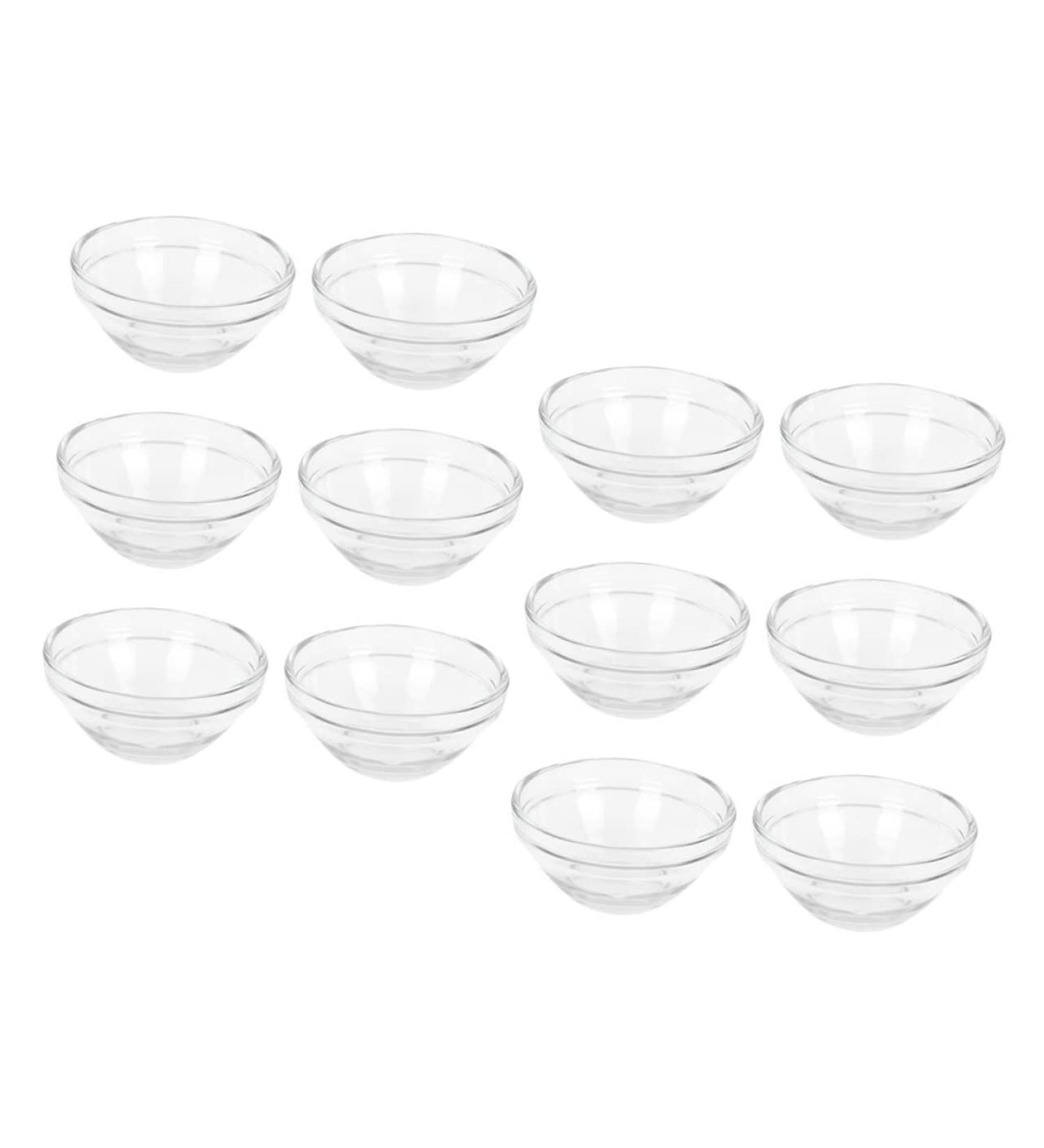 IMIKEYA 12Pi ces Bols Verre Transparent pour Facial pour Salon de Beaut et DIY - Buy Online on GoSupps.com