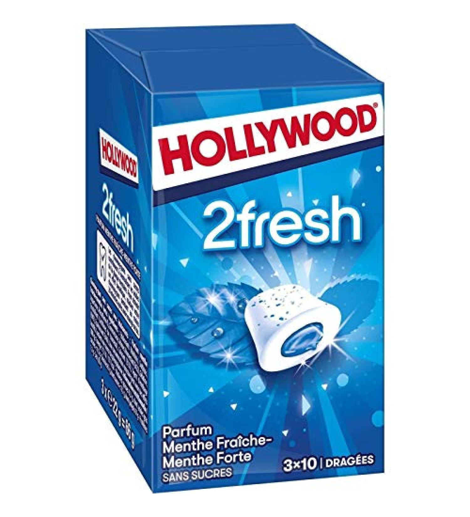 Hollywood Fresh Mint Strong Sugar Free 66 g Pack of 4 - Buy Online on GoSupps.com