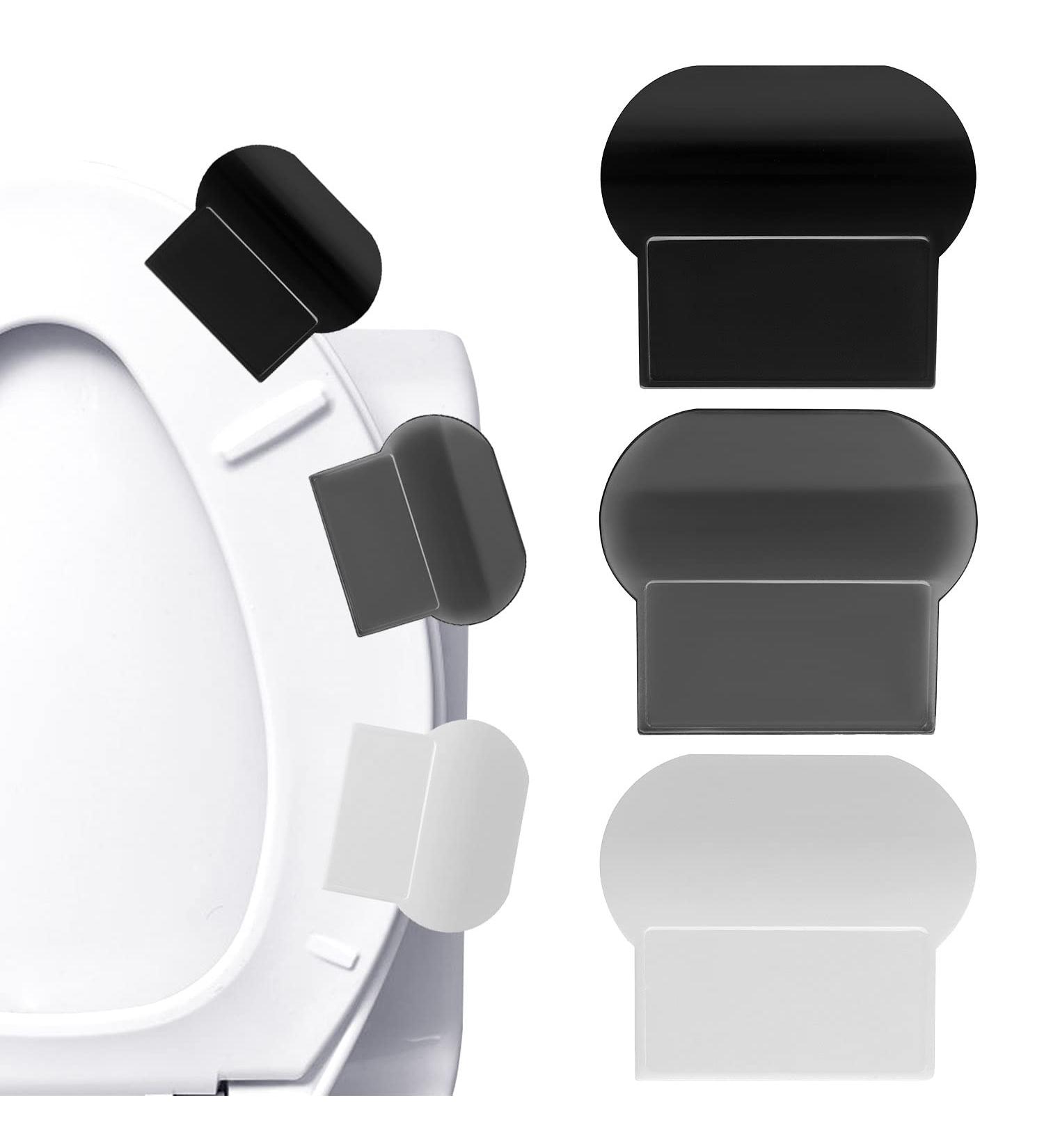 Toilet Lid Lifter 3 Pcs - Self Adhesive Sticky Handle for Touch-Free Lifting - Multi-Function Tools for Home, Office, Hotel - Buy Online on GoSupps.com