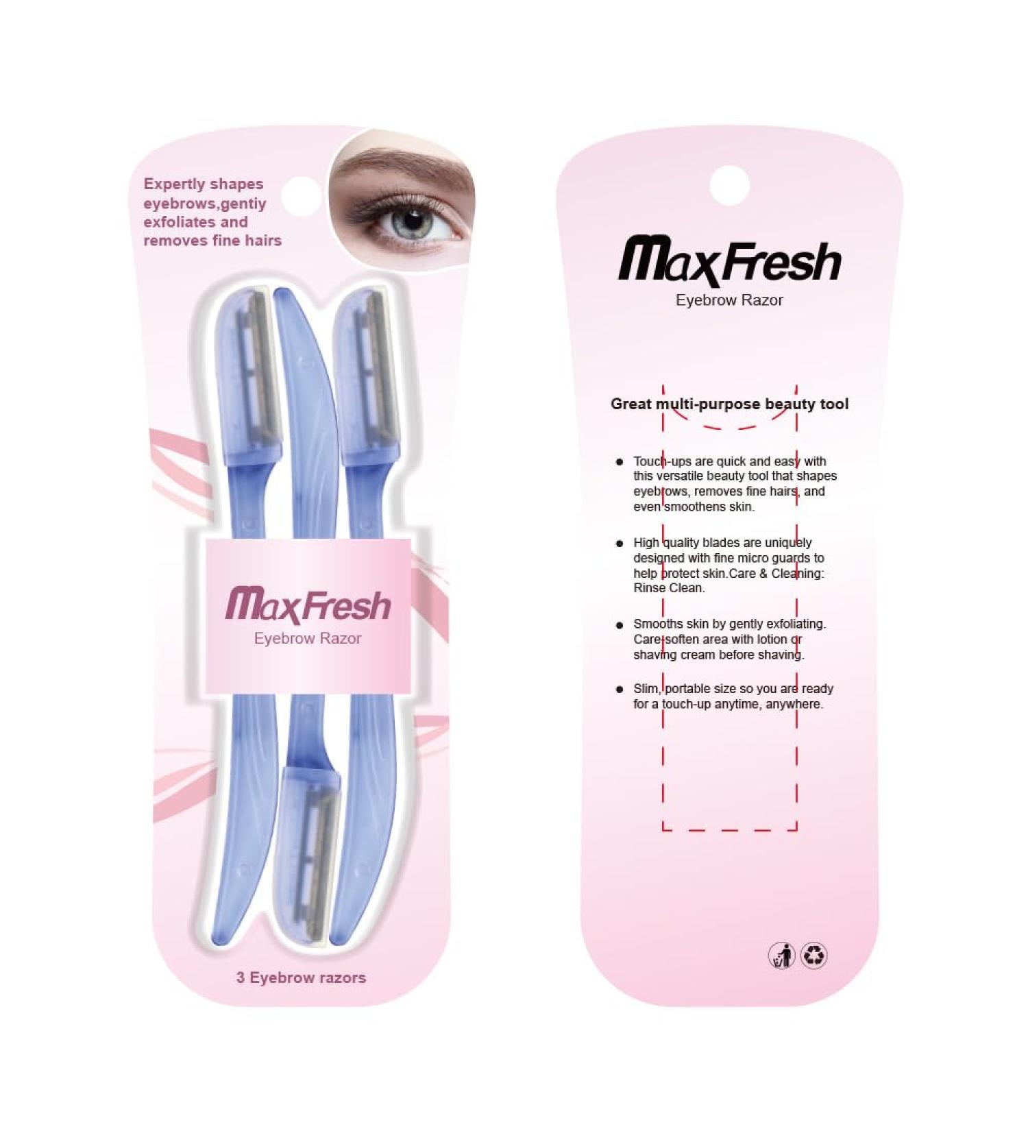 Buy DAQ - HASH Max Fresh Dermaplaning Tool & Eyebrow Razor | Best Face Shavers for Women | Beauty & Personal Care - Buy Online on GoSupps.com