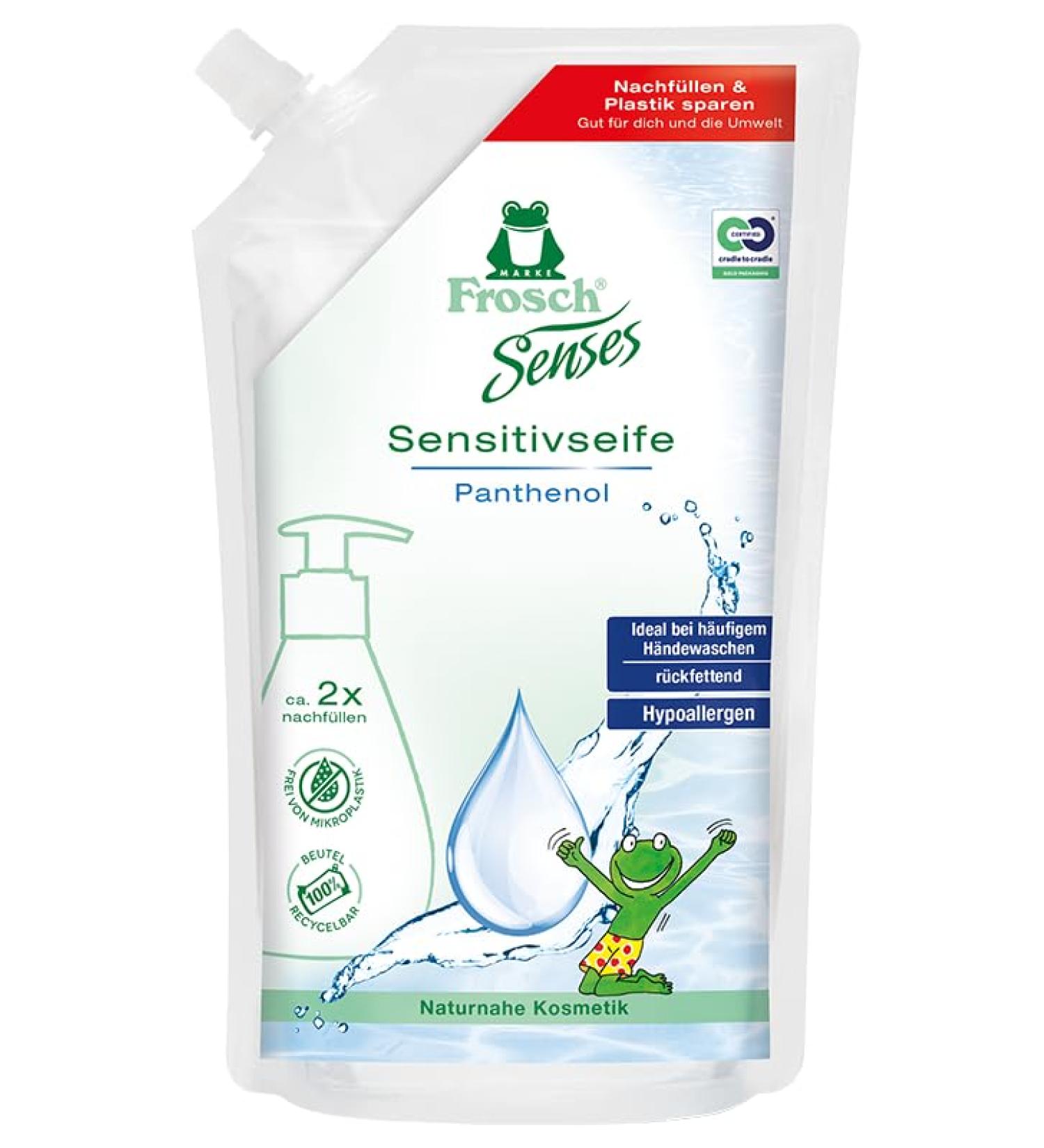 Frosch Frosch Senses Sensitive Soap with Panthenol 500 ml