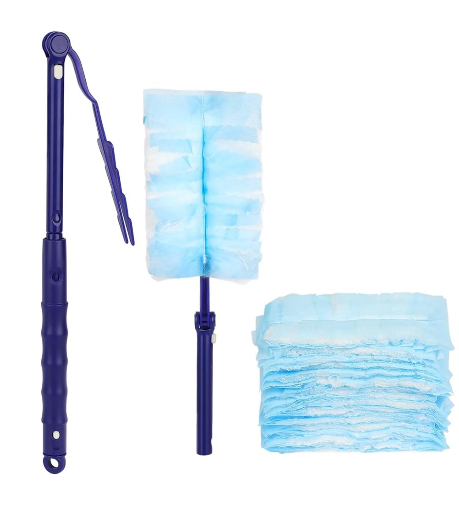 tibiu 30 Pieces Duster Refills with 2 Long Handle Disposable Duster Refills Compatible for Easy to Use - Buy Online on GoSupps.com