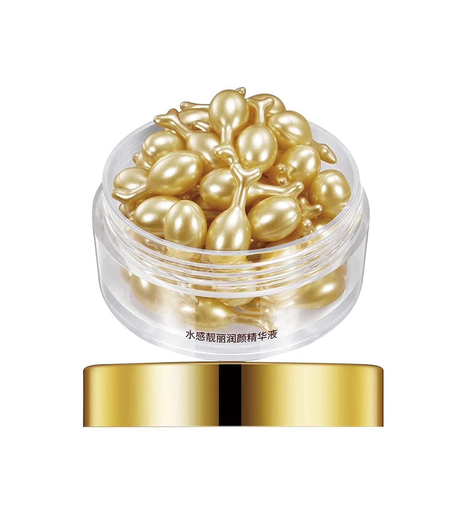 Facial Oil Skin Care Cream Hyaluronic Acid Vitamin E Serum Essence Capsules Anti-aging Spot Acne Remover Whitening Face Cream Anti-Wrinkle Essence - Buy Online on GoSupps.com