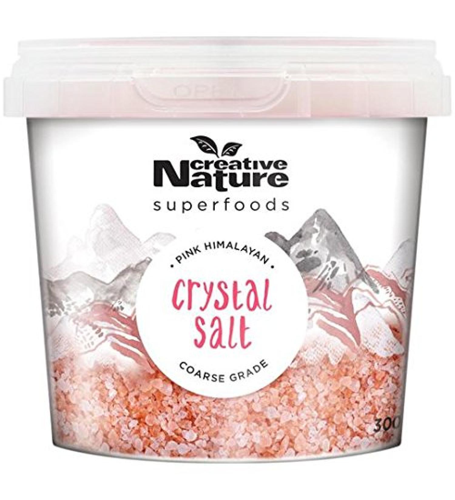 Creative Nature Creative Nature Coarse Pink Crystal Himalayan Salt 300g