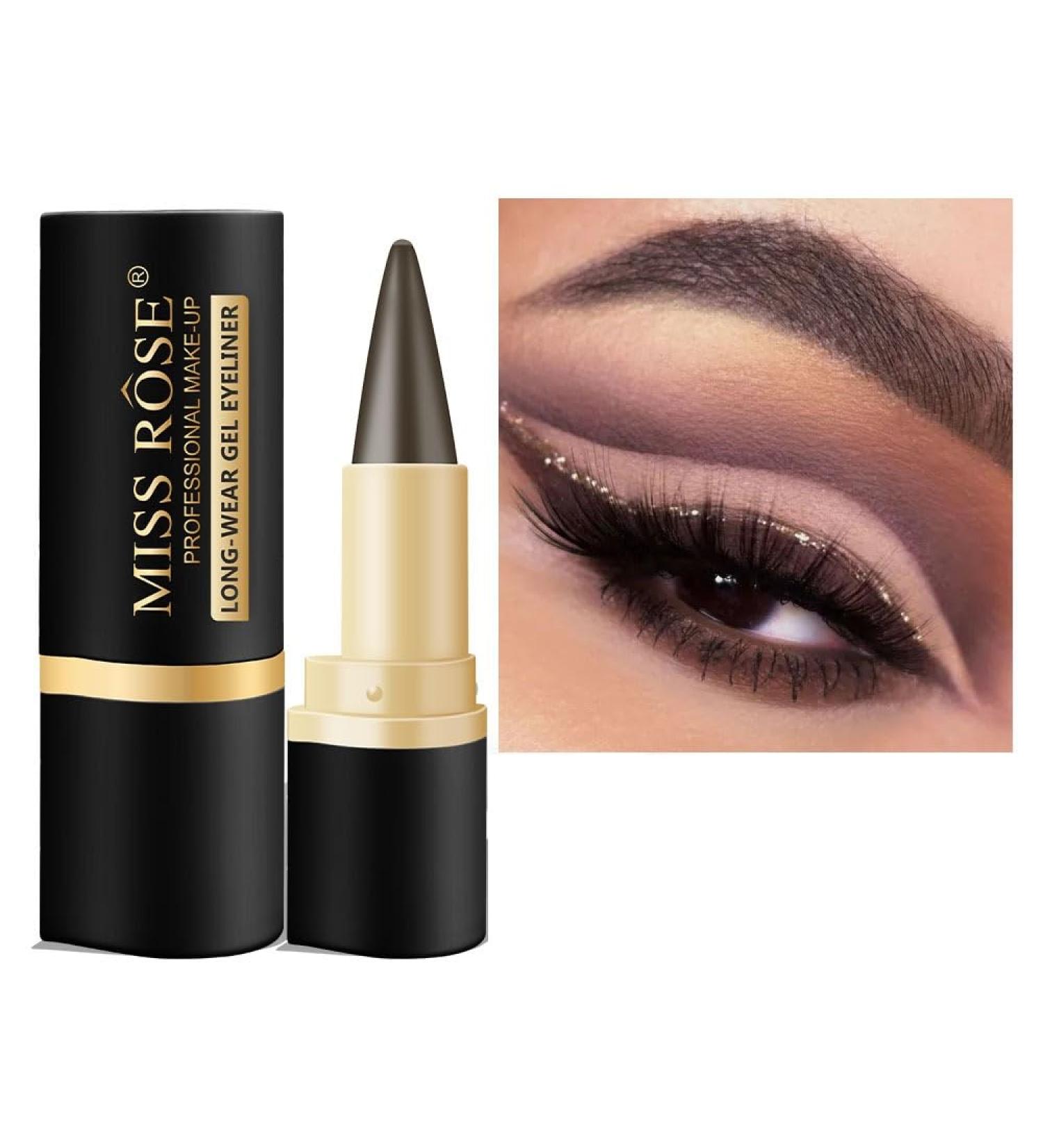 Misrose Cross Border waterproof eyeliner Eyeliner matte quick dry eyeliner single head rich eyeliner (3 2.5g) 3 1 ml (Pack of 1) - Buy Online on GoSupps.com
