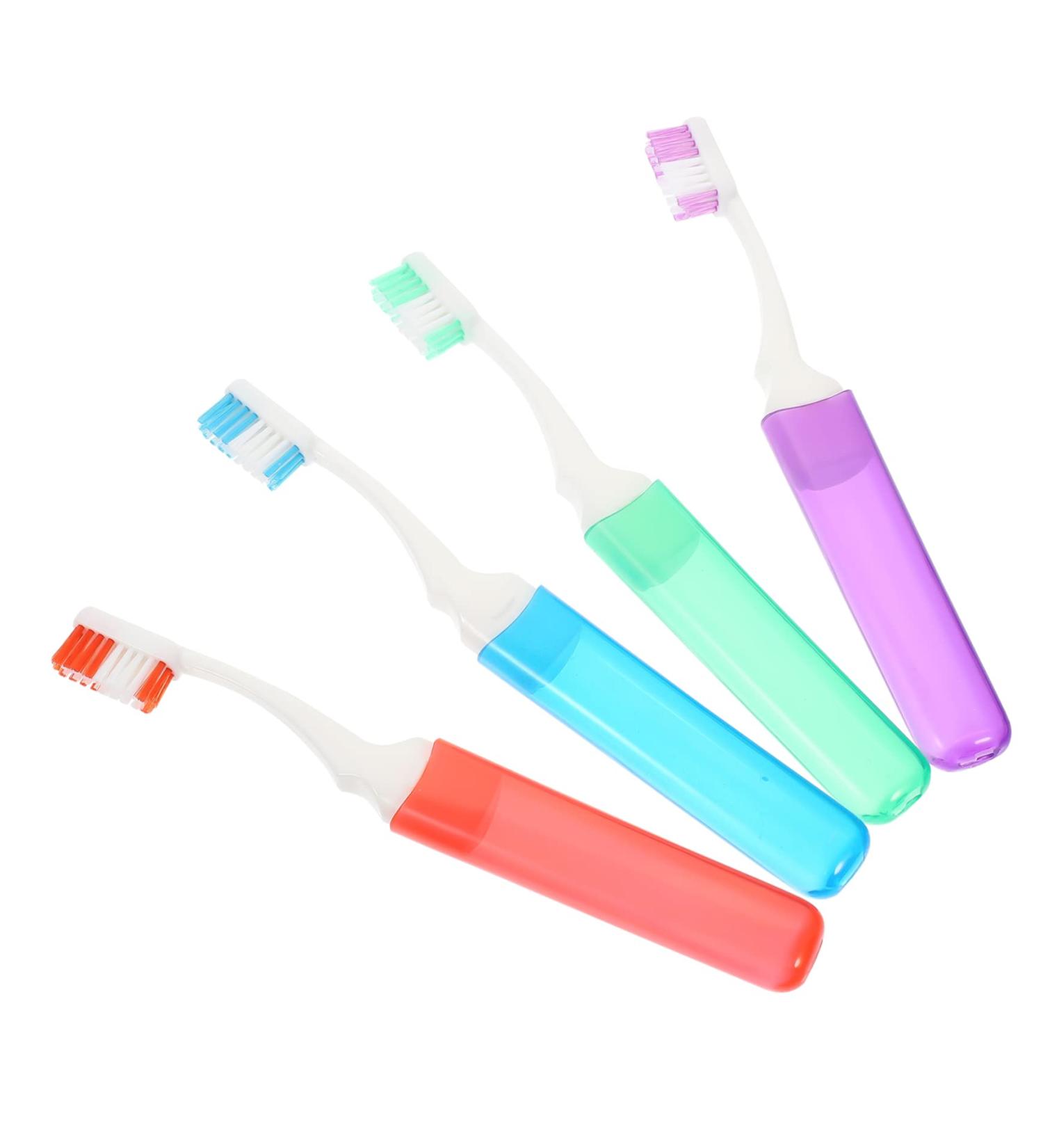 Buy Healvian 12-Pth Trip Fine Toothbrush - Travel Accessories for Kids | Compact Oral Care Essentials - Buy Online on GoSupps.com