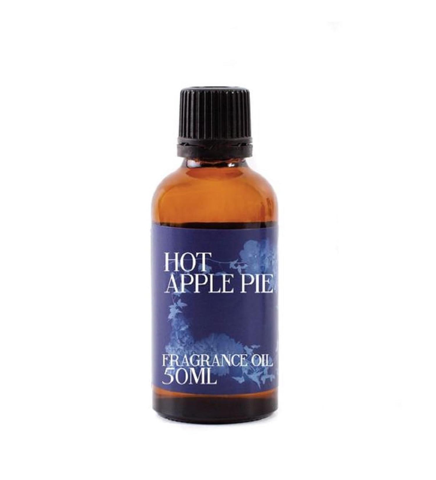 Mystic Moments | Hot Apple Pie Fragrance Oil - 50ml - Perfect for Soaps Candles Bath Bombs Oil Burners Diffusers and Skin & Hair Care Items Apple Pie 50ml