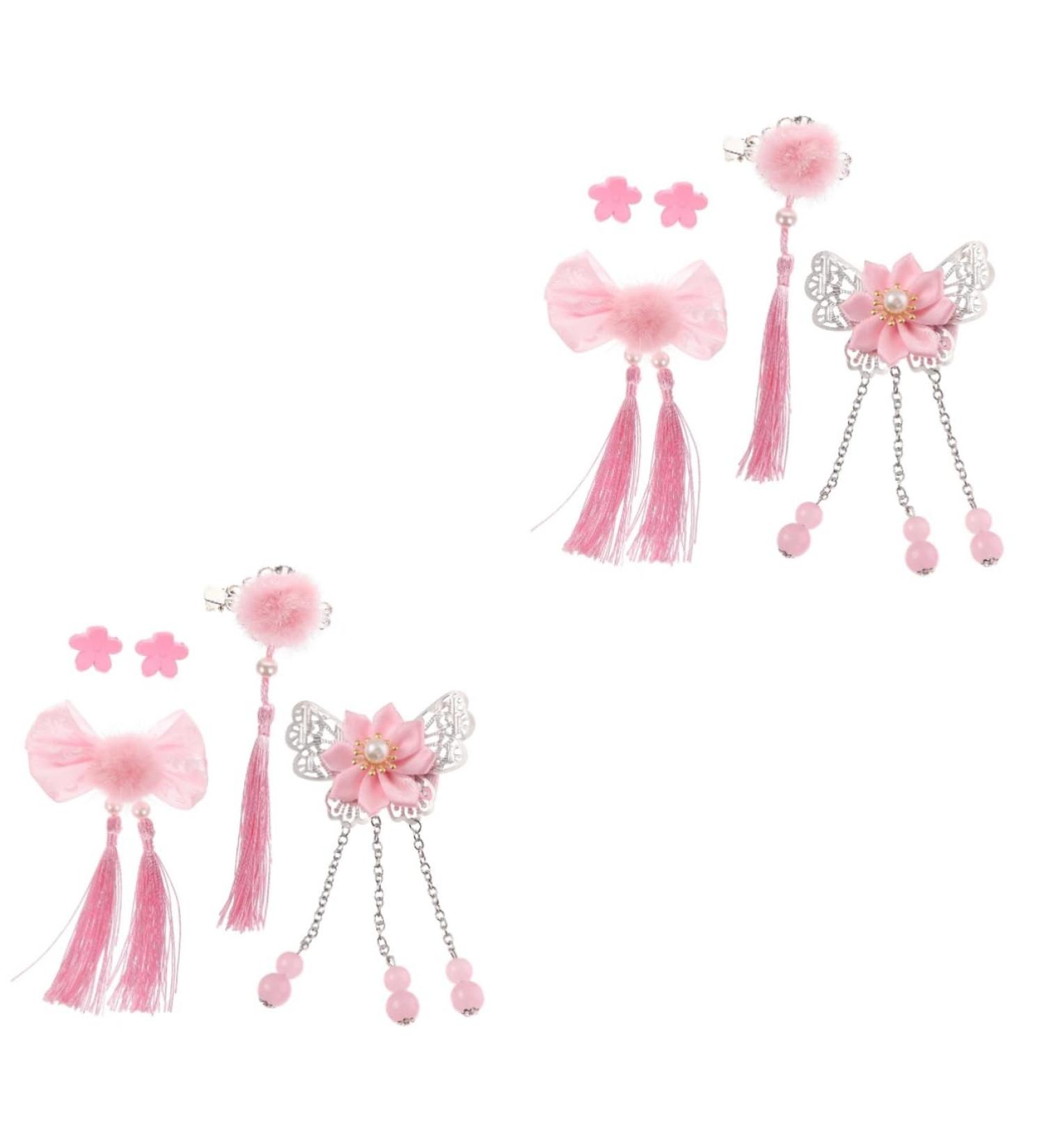 minkissy 2 Boxes Children's New Year Hair Clips Hair Claw Clips Hair Volume Clip Hair Barrettes Chinese Hair Accessories Hair Snap Clips Hair Holder Hair Decor for Children Wig Alloy Tassel - Buy Online on GoSupps.com