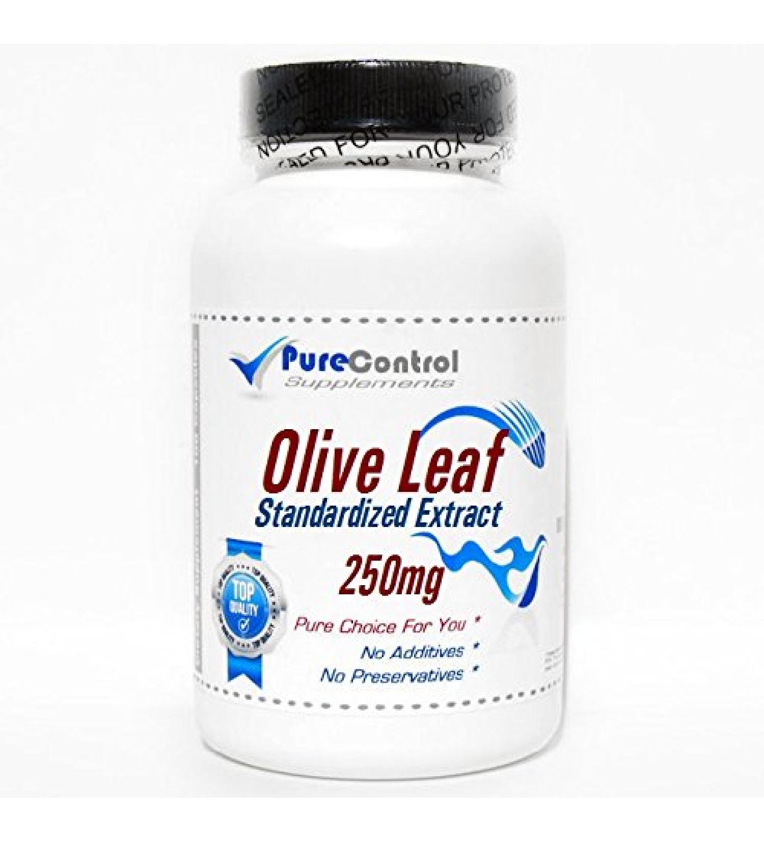 Olive Leaf Standardized Extract 250mg // 100 Capsules // Pure // by PureControl Supplements