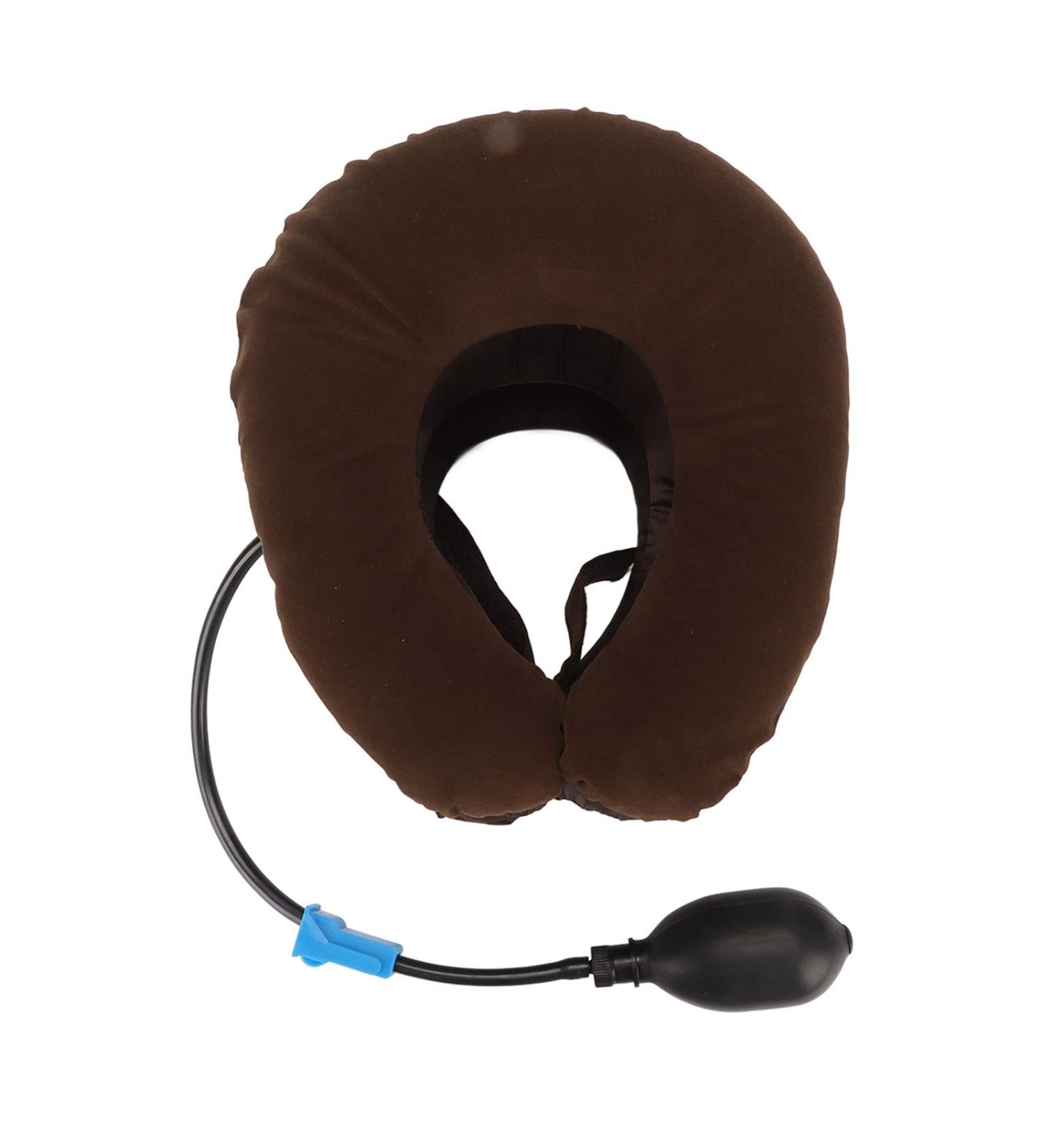 Cervical Traction Device for Neck Pain Relief | Adjustable Inflatable Neck Support for Home Use | Portable Traction Cushion - Buy Online on GoSupps.com