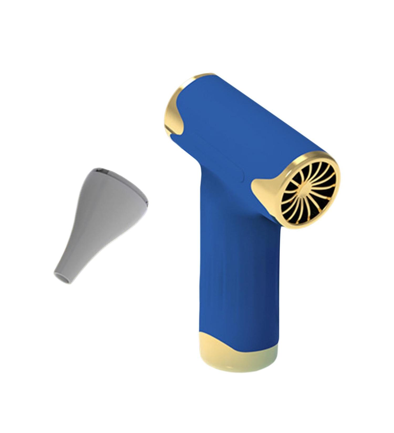 Milageto Hair Dryer Hairdryer Cold Portable Lightweight Mini Easy to Use Cordless Hair Dryer Portable Hairdryer for Camping Festival Blue - Buy Online on GoSupps.com