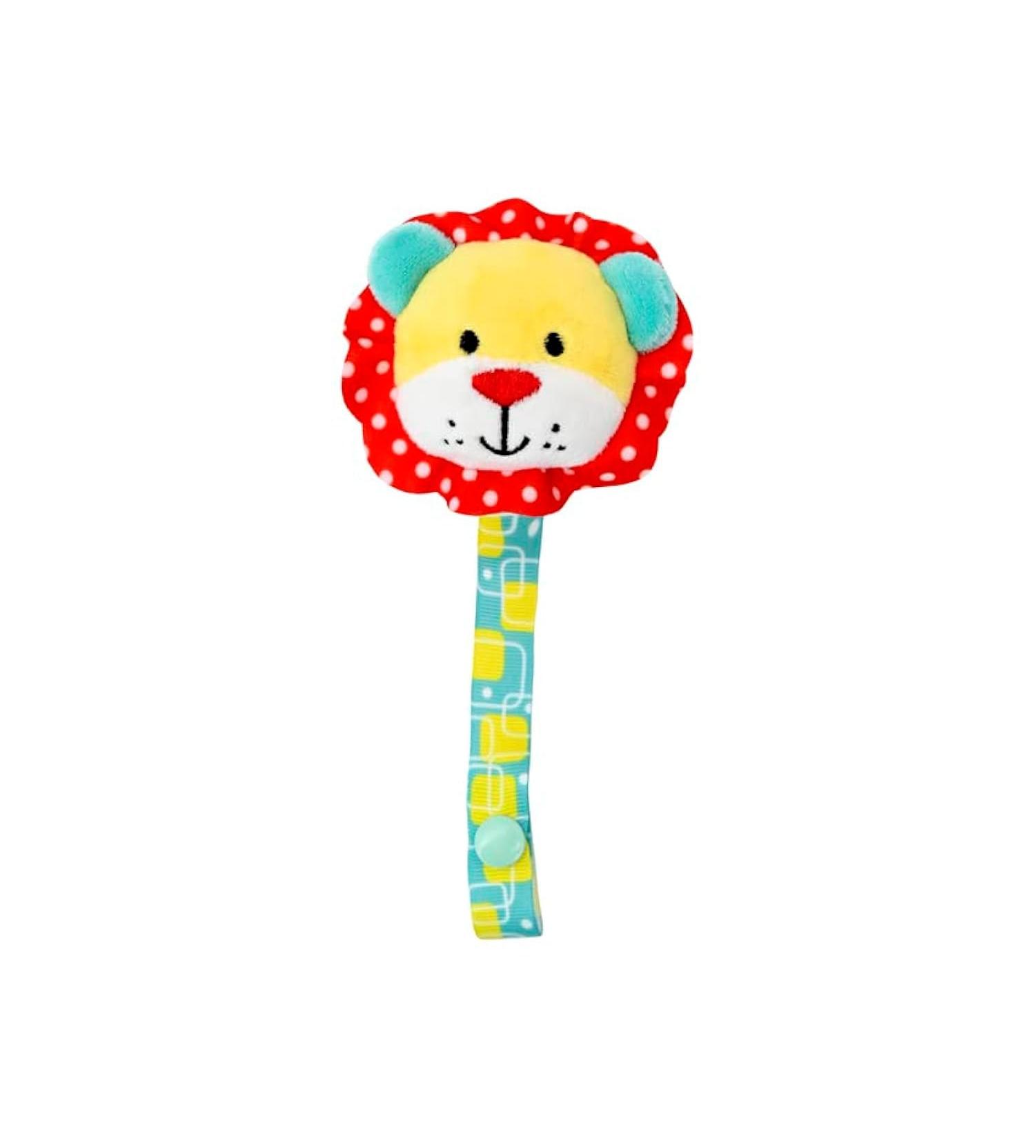 Lorelli Lion Pacifier Chain - Stylish & Safe Pacifier Holder for Babies | International Shipping - Buy Online on GoSupps.com