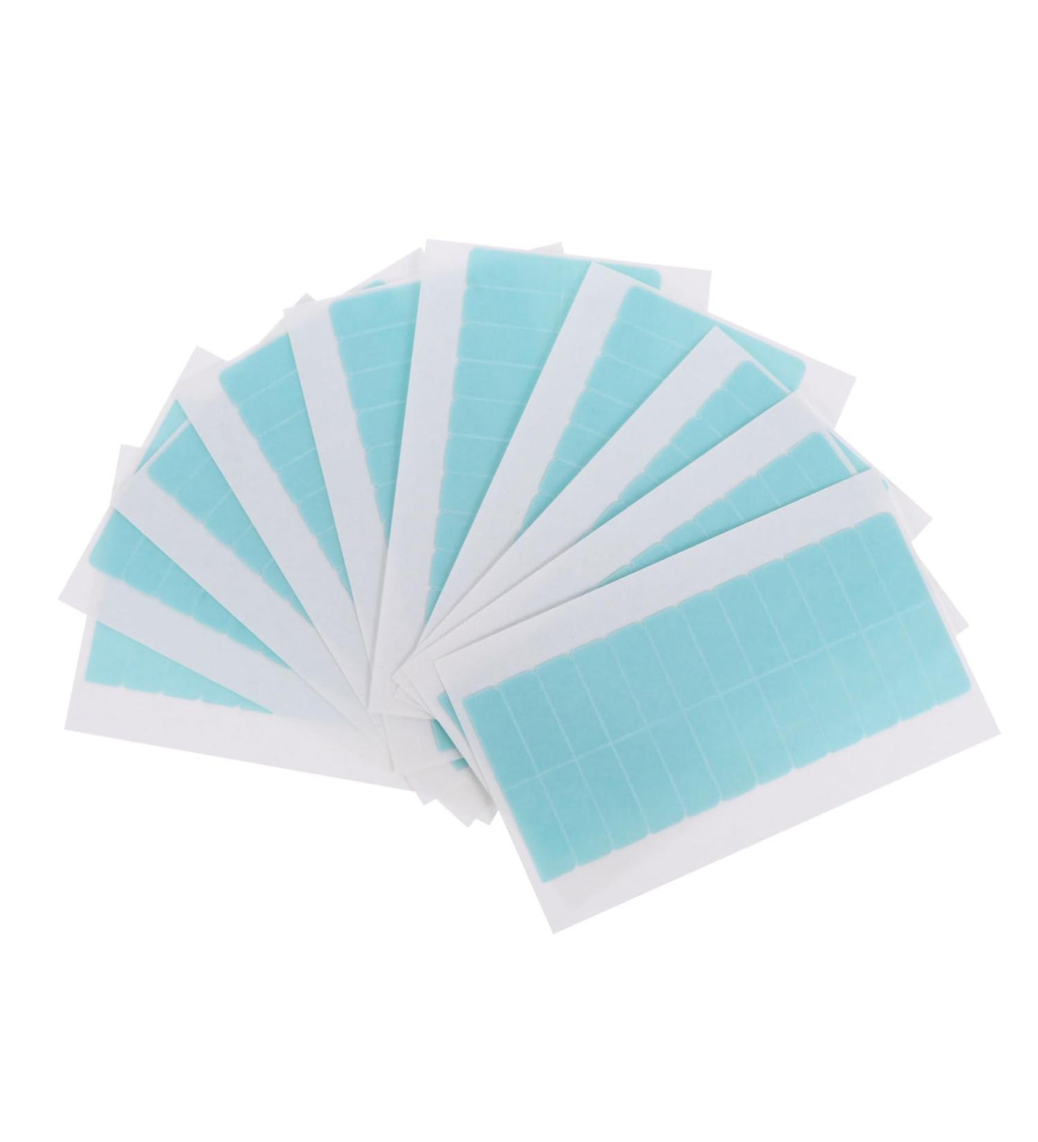 DOITOOL 10 Sheets Seamless Hair Extension Film Double Sided Replacement Tape Double Sided Adhesive Tape Curly Closure Wig Human Hair Adhesive Hair Extension Tapes Headband No Trace Glue - Buy Online on GoSupps.com