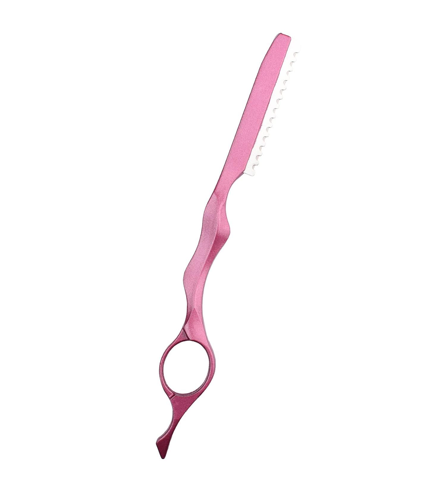 Buy Aovna Professional Hair Styling Razor - Thinner Cutter for Salon & Home Use (Pink Rose) | Best International Shipping - Buy Online on GoSupps.com