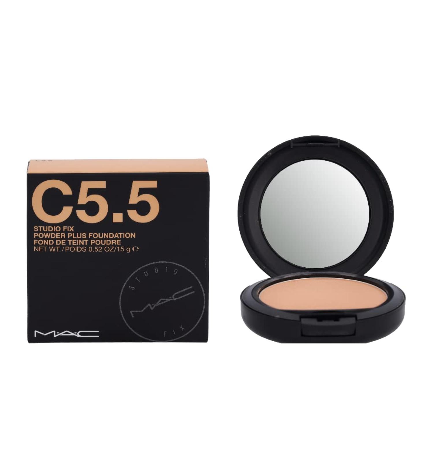 MAC Studio Fix Powder Plus Foundation NC55 15g - Long-lasting Coverage - Buy Online on GoSupps.com