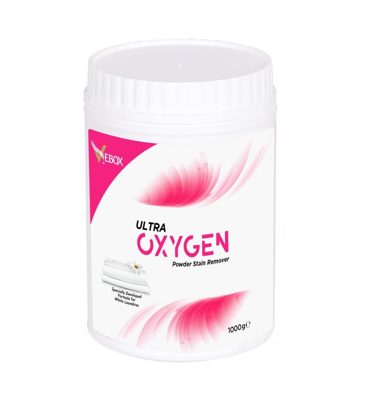 Vebox - Ultra Oxygen Bleach - Powder Stain Remover - Developed for White Laundries 1KG - Buy Online on GoSupps.com