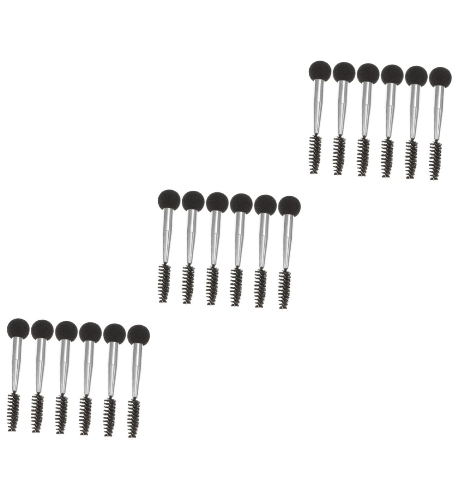 Ipetboom 18 Pcs Double Ended Eyebrow Brush Sponge Beauty Supplies for Women Eye Shadow Brush Make up Miss 7.6x1.4cmx3pcs As Shownx3pcs - Buy Online on GoSupps.com