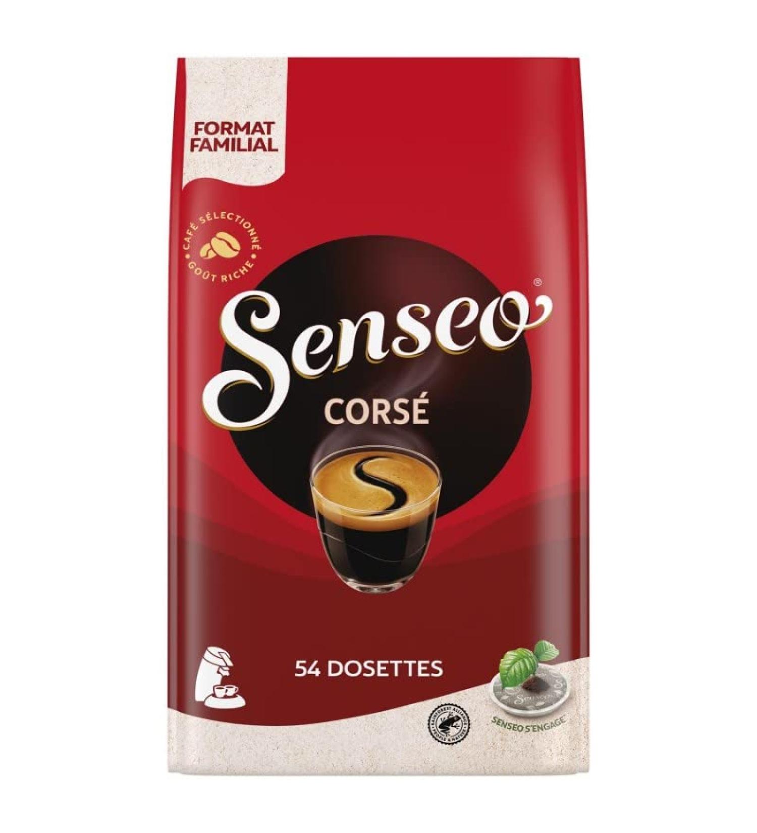  G n rique SENSEO Corsican Intense Coffee Pods 375g - Full-bodied flavor and intense aroma - Compatible with pod machines - Freshly ground coffee in convenient capsules - Pack of 3 - Sold as a set - Buy Online on GoSupps.com