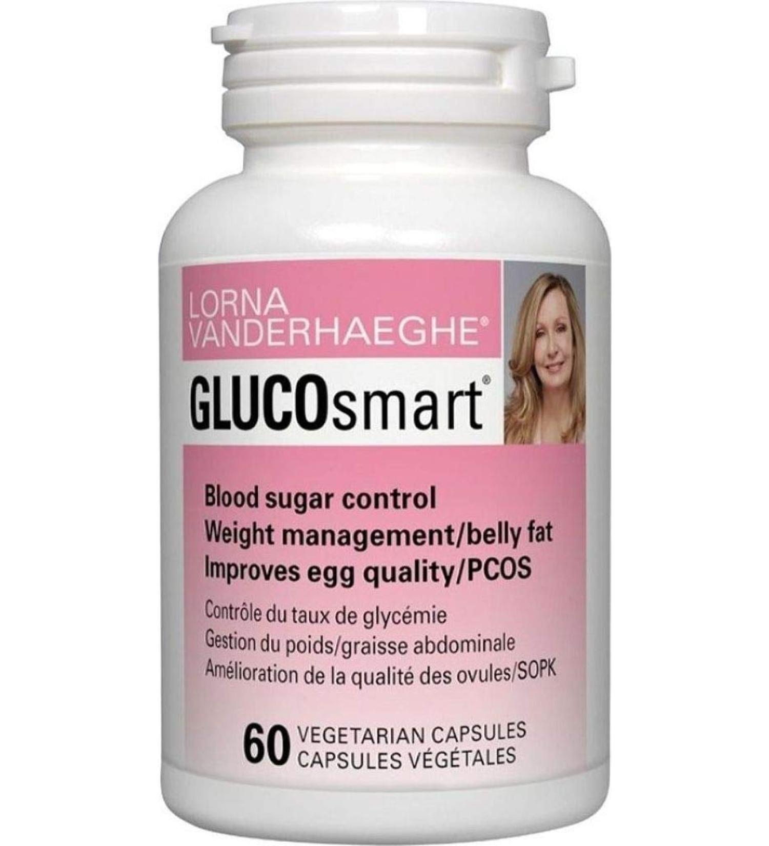 Lorna Vanderhaeghe - GLUCOsmart (60 veg caps) NEW