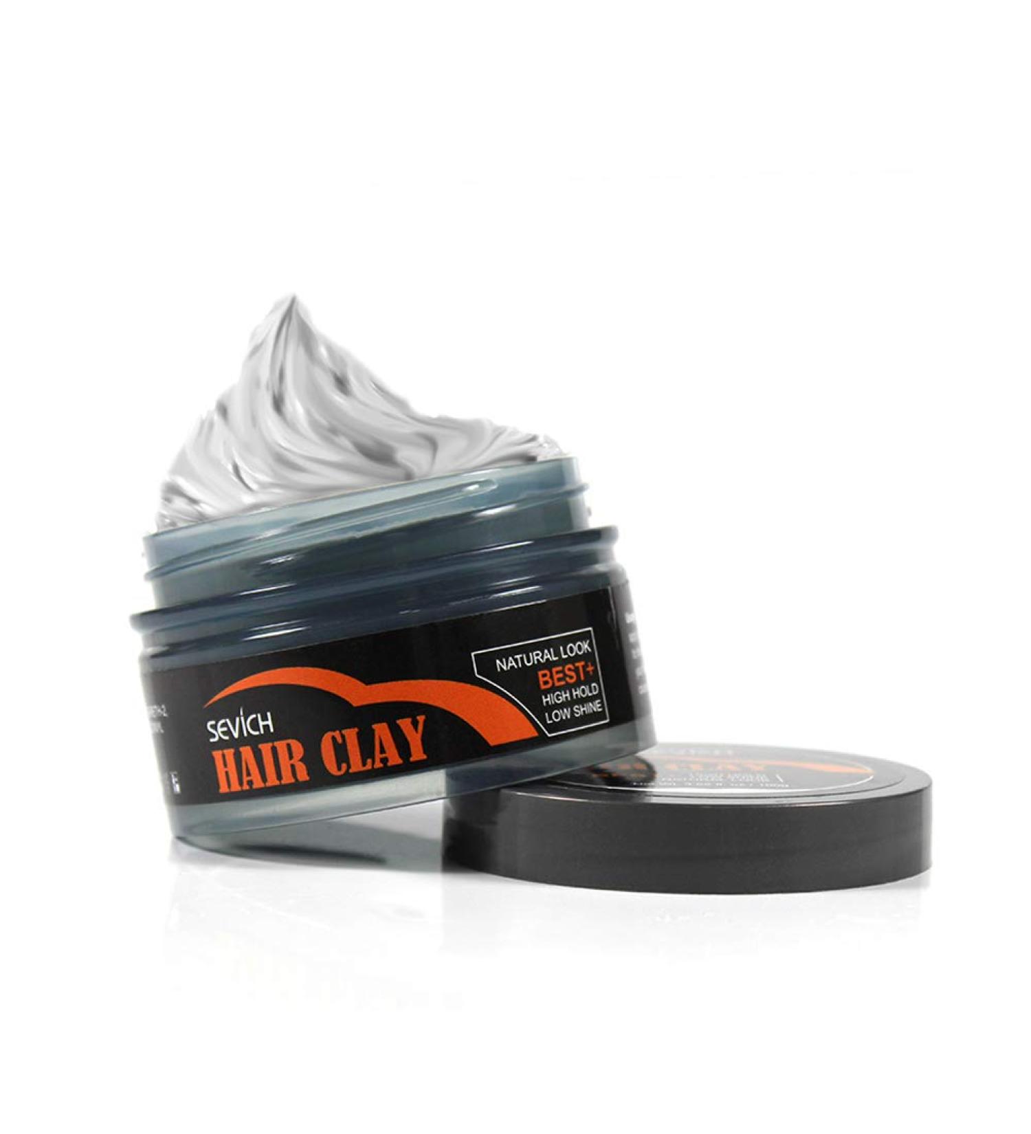 Matte Textured Hair Style Clay for Men - Styling Paste Long-Time Strong Hold 2.82 Oz Hair Styling Product for Thicken Volume Building Grey - Buy Online on GoSupps.com