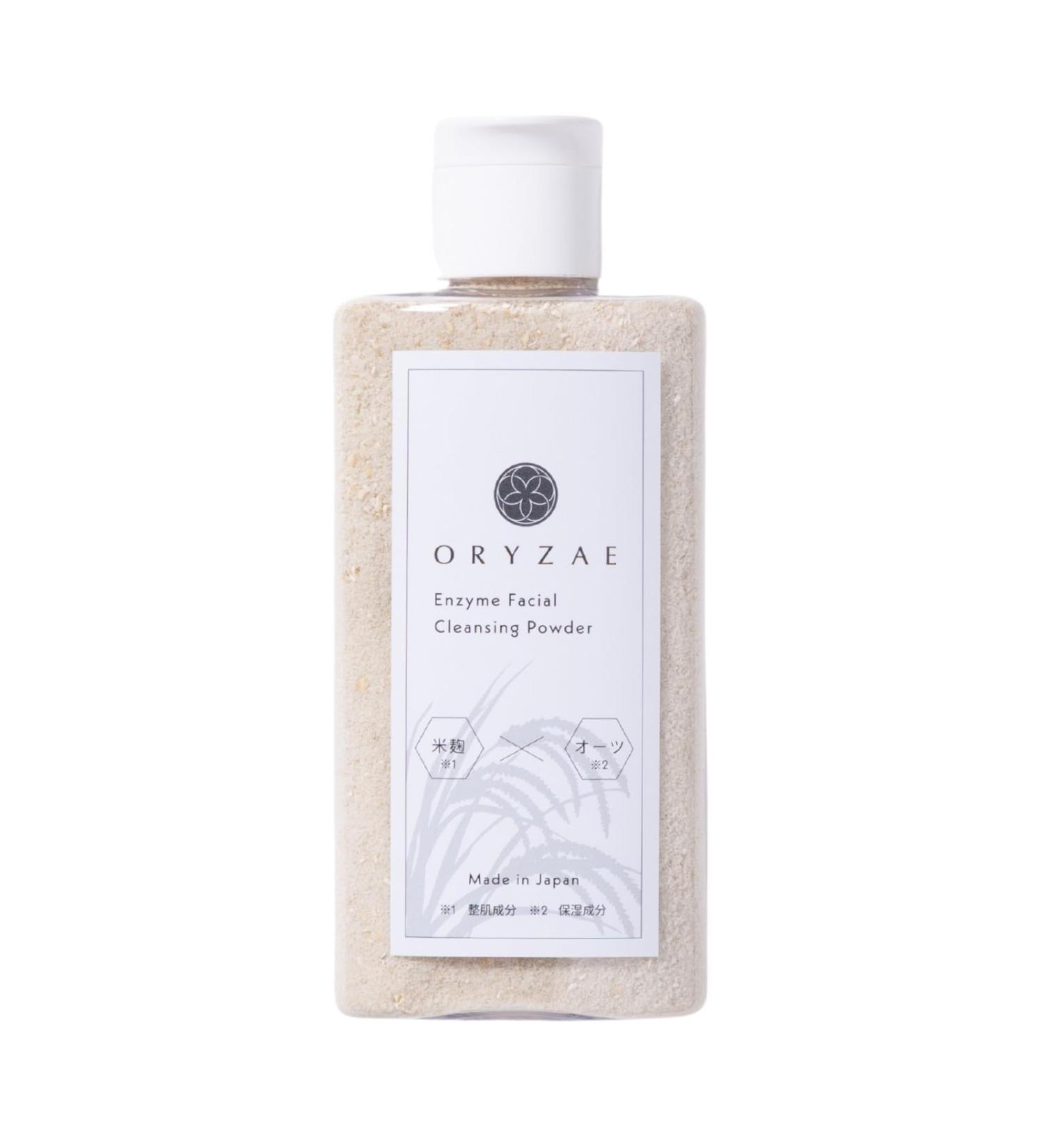 ORYZAE Koji Enzyme Face Wash Powder Gentle Brightening Cleanser with Kojic Acid | Vegan Natural Made in Japan Fermented Rice Skincare (50g / 1.76oz) - Buy Online on GoSupps.com