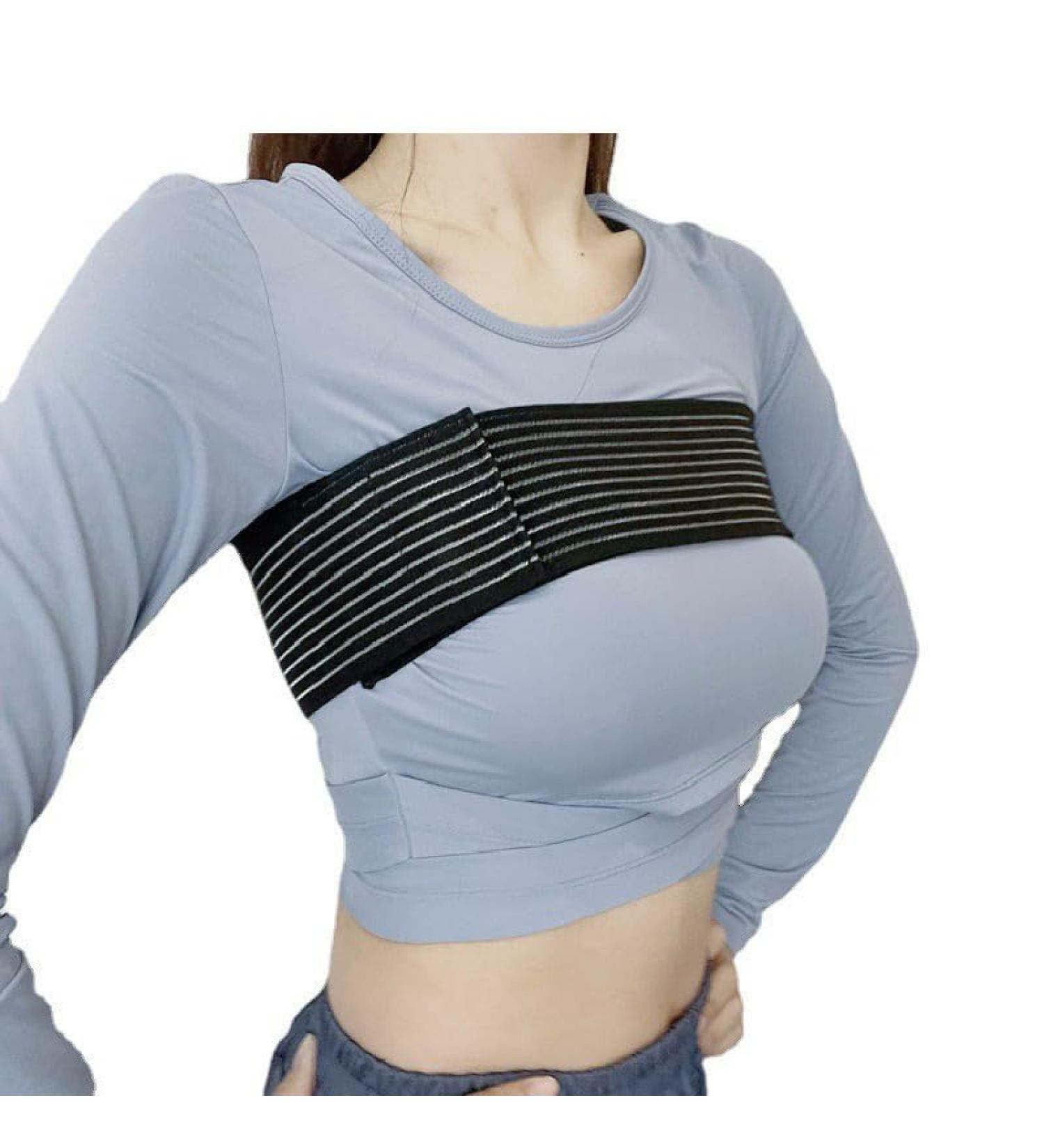 Breast Implant Stabilizer Chest Compression Band Post Surgery Stabilizer for Breast Implant (Black) - Buy Online on GoSupps.com