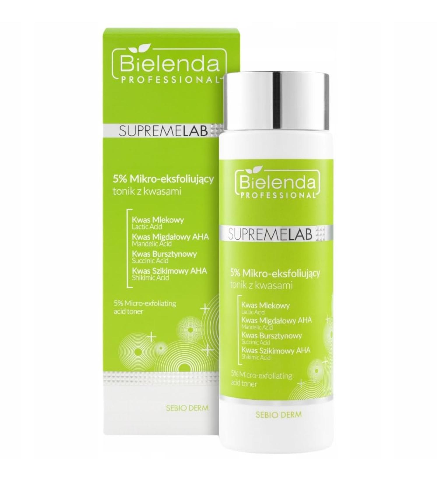 Bielenda Professional Supremelab Sebio Derm 5 MicroPeelingS ureTonikum 200 ml