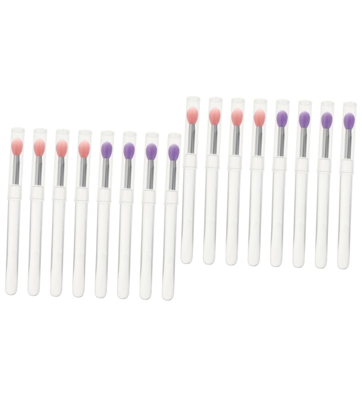 16 Pcs Silicone Lip and Eye Makeup Brush Set | Lipstick Applicator & Lip Mask Tool for Flawless Application - Buy Online on GoSupps.com