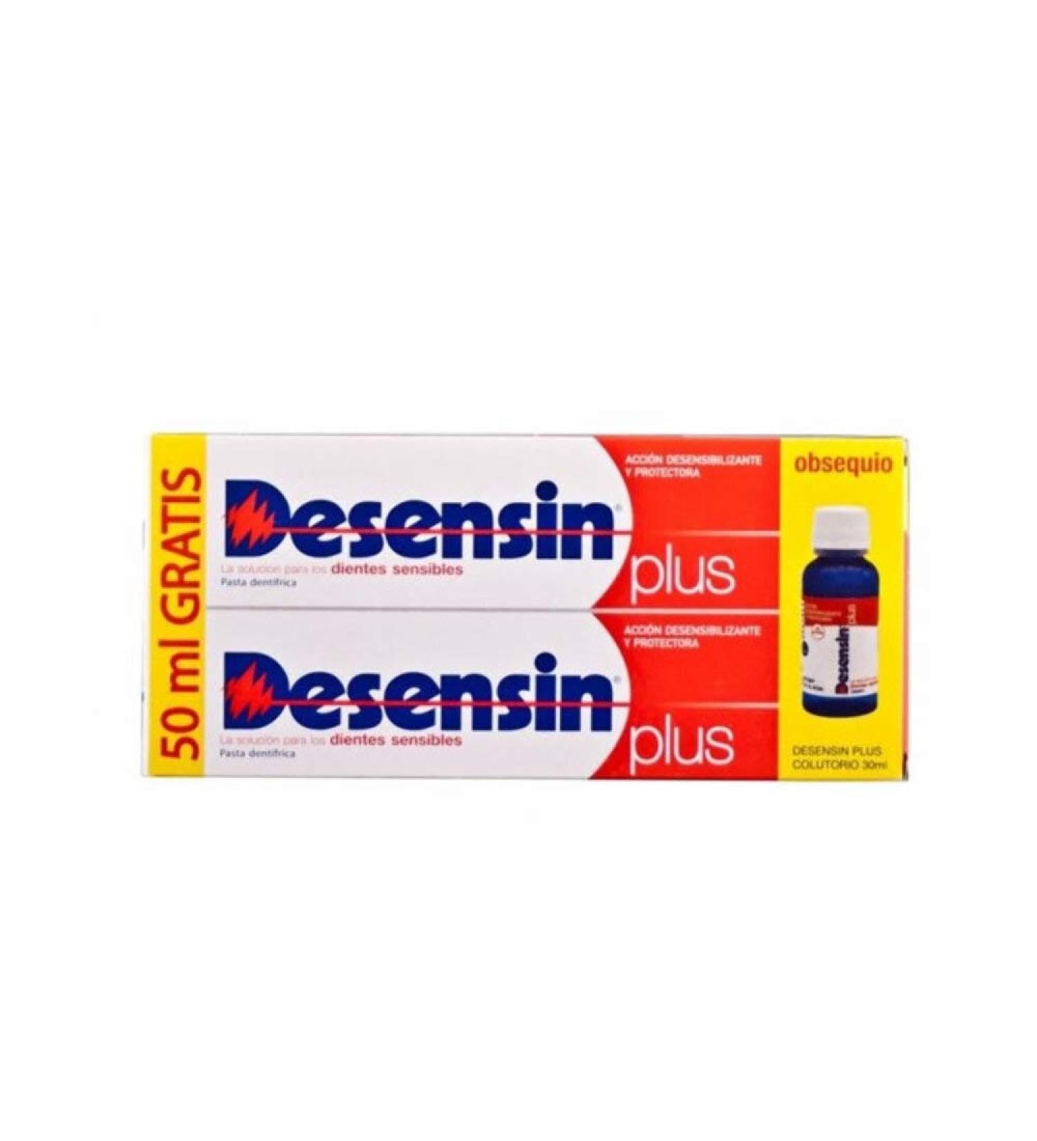 DESENSIN PLUS PACK PASTA DENTAL 150 ML 2 UNIDADES