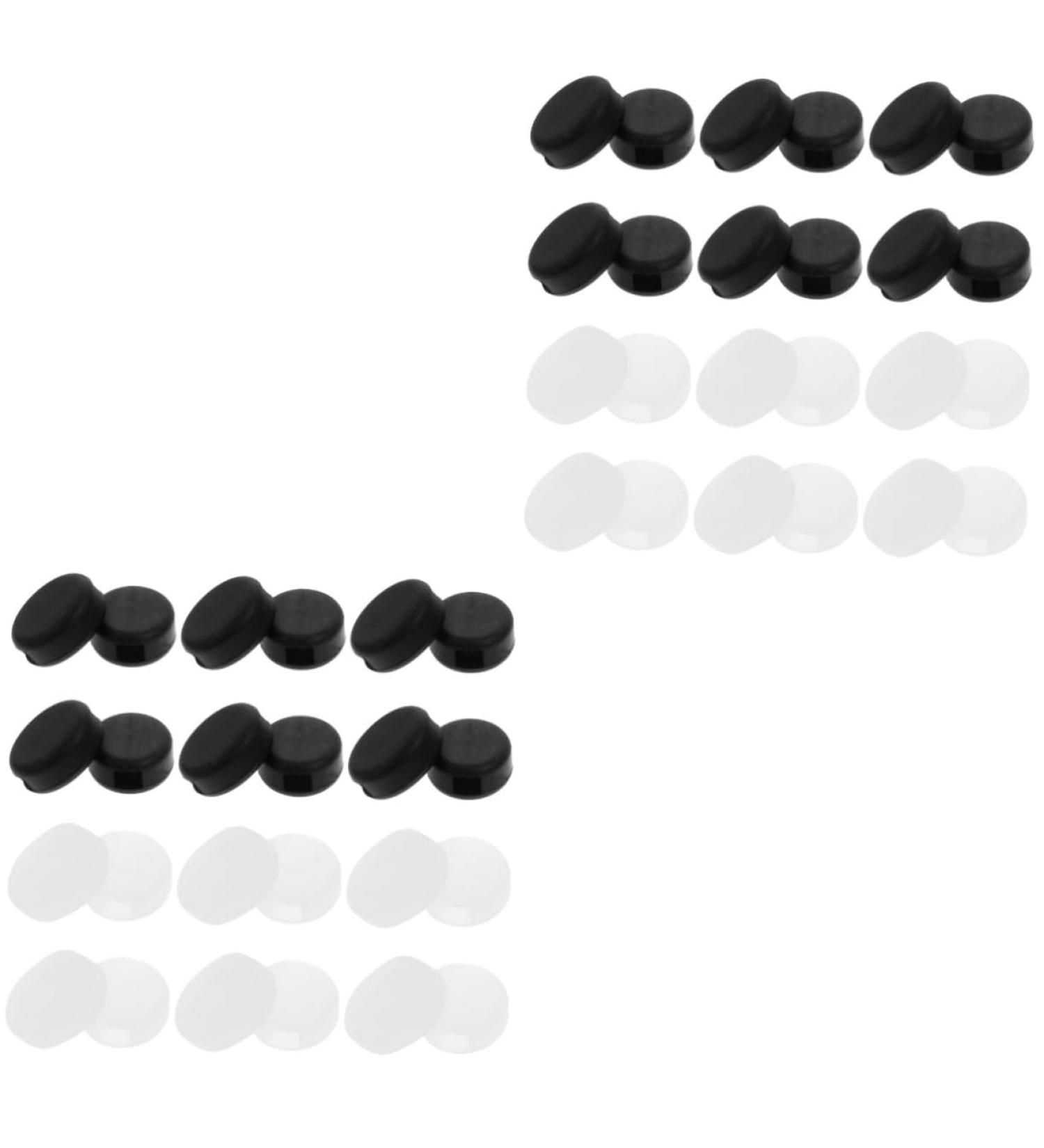 Lalafina 24 Pairs Glasses Accessories - Ear Hooks & Holders for Sunglasses & Glasses - Clear Pebble Gel - Multi-Color 2 Pieces (1.4x0.6cm) - Buy Online on GoSupps.com