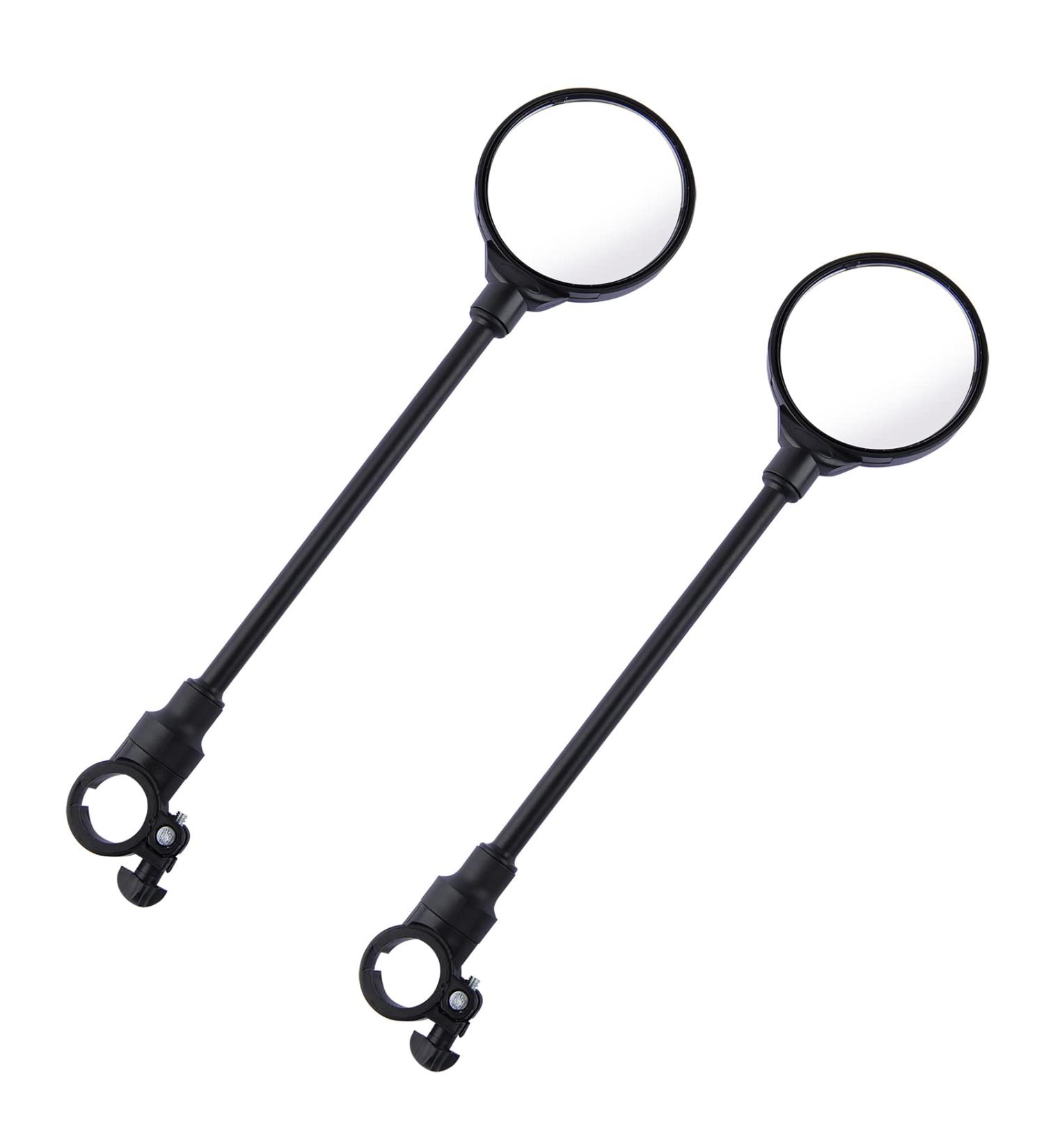 2 PCS Adjustable Rotatable Convex Rear View Bike Mirrors for Adult Bikes - Cycling Accessories - Buy Online on GoSupps.com