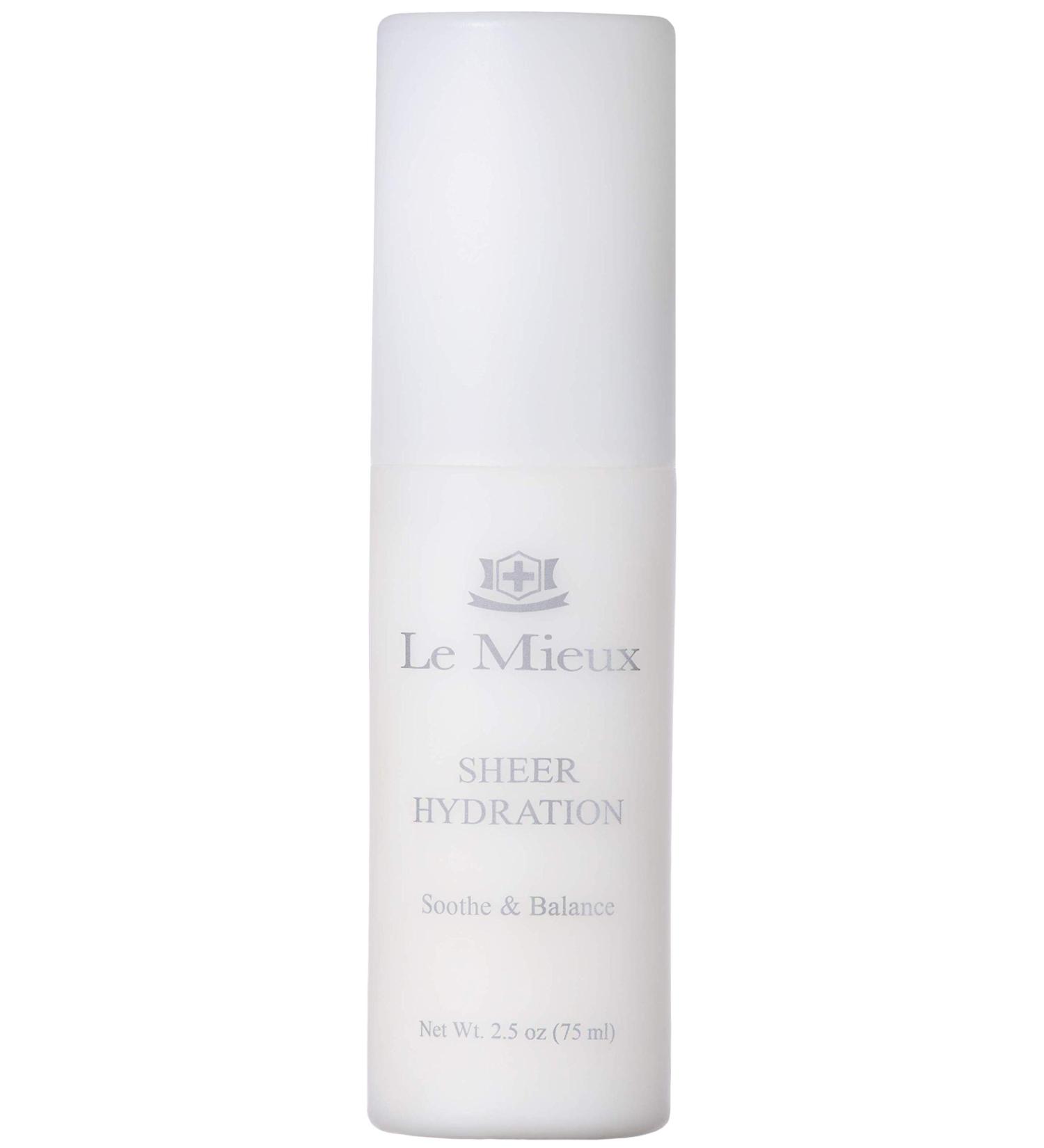 Le Mieux Sheer Hydration - Whipped Gel Cream Face Moisturizer with Micro-Encapsulated Hyaluronic Acid Lightweight Facial Lotion for Oily & Combination Skin Types (2.5 oz / 75 ml)