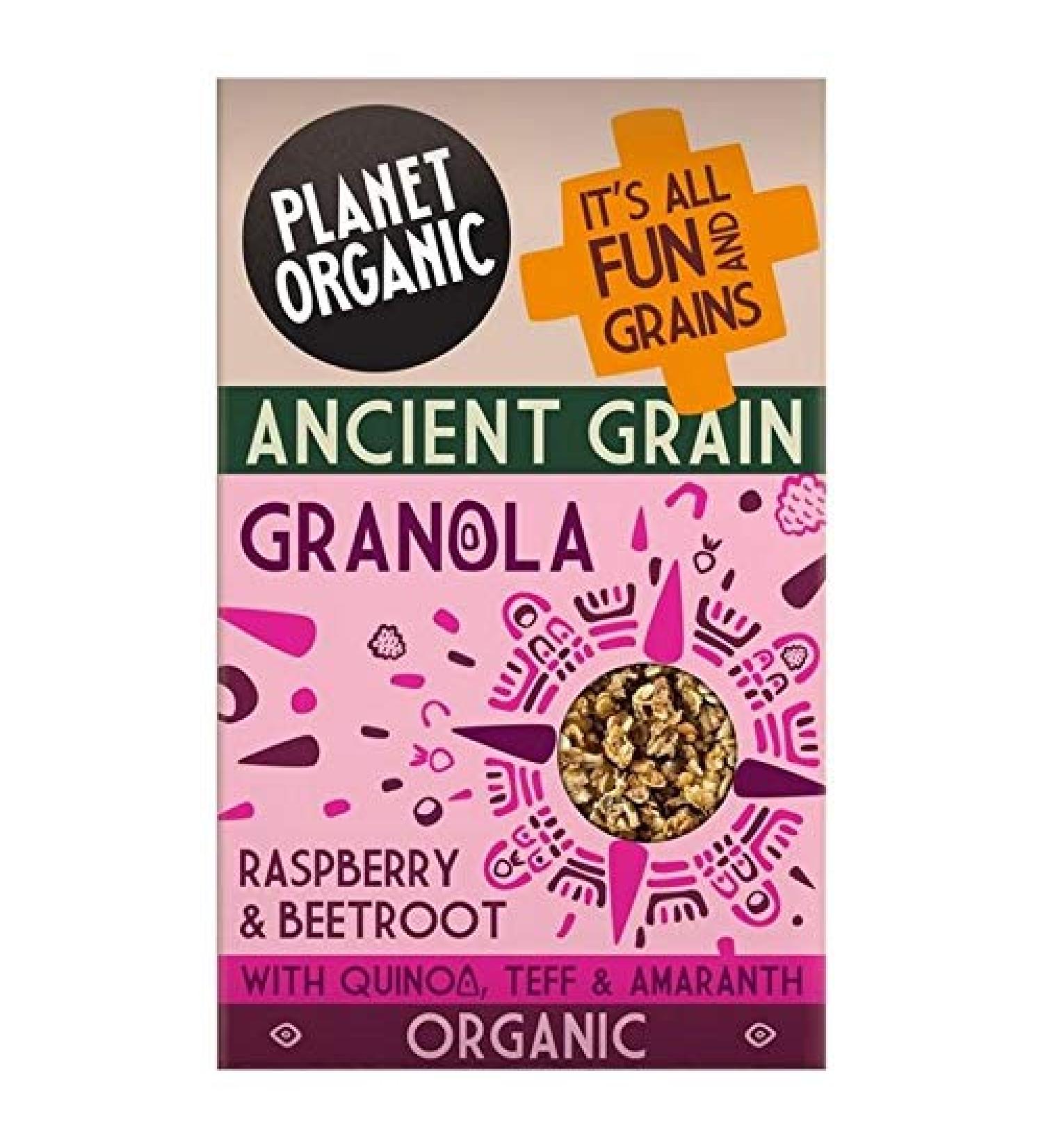 Planet Organic Granola Old Grain Raspberry Beetroot 300G