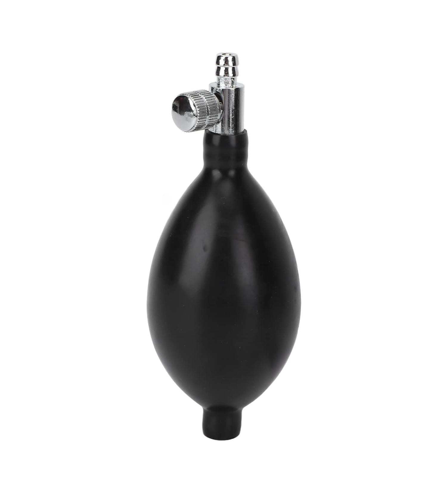 Black Manual Blood Pressure Latex Bulb Replacement | Hand Squeeze Pump for Sphygmomanometer - Buy Online on GoSupps.com