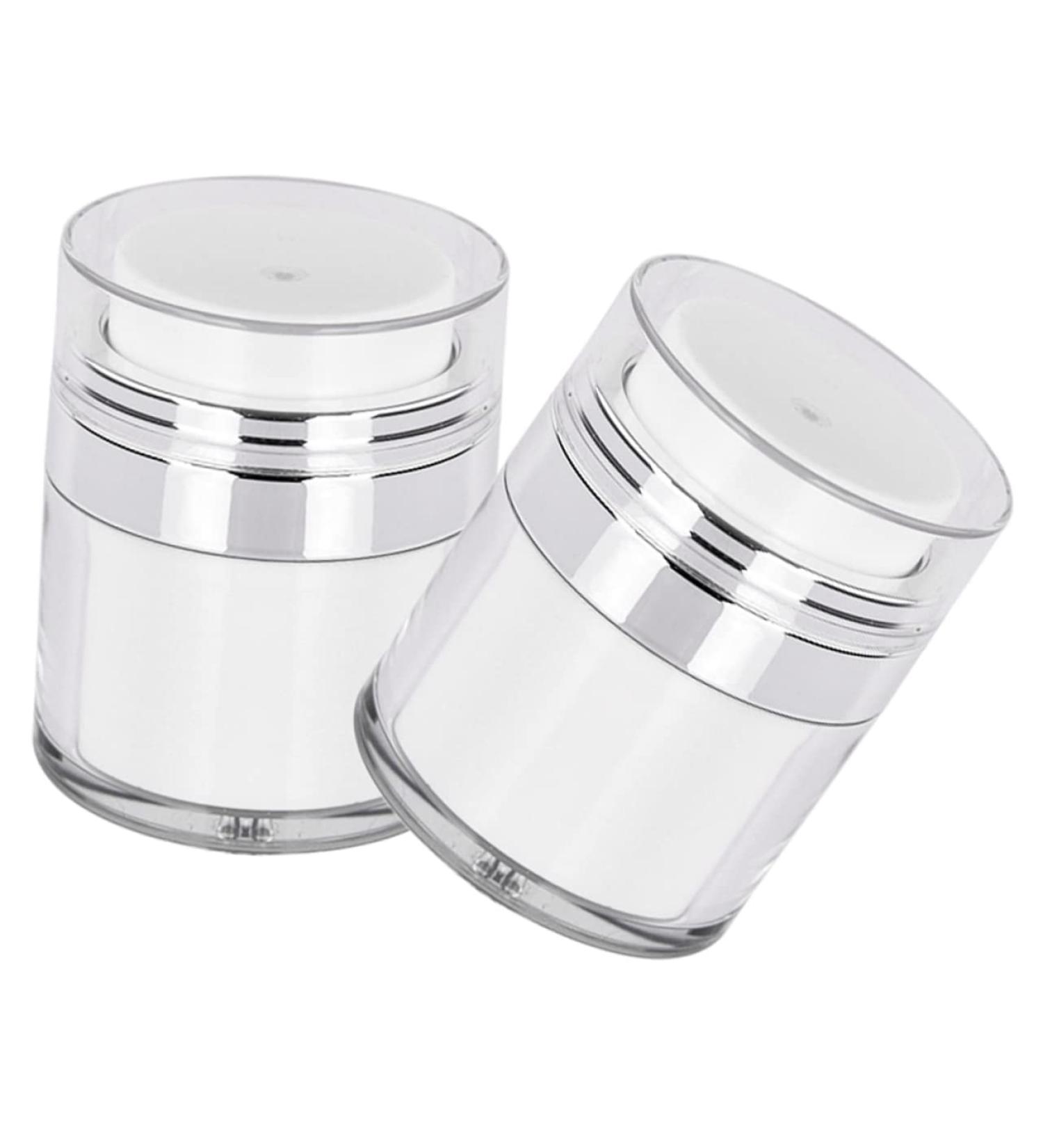 Beaupretty Travel d airless cream s moisturizer pump jar Moisturizer container cosmetic cream jar Empty airless cosmetic container pump type plastic travel moisturizing Bottle 7.5X6.2CM As Shown - Buy Online on GoSupps.com