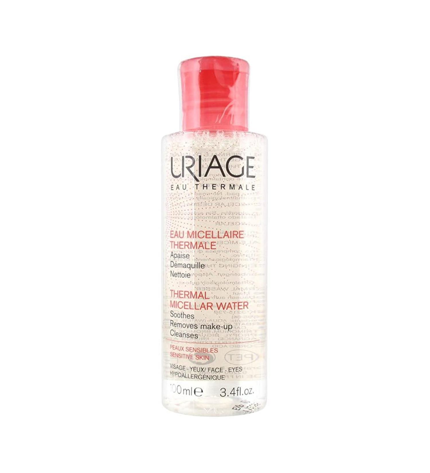 Uriage Thermal Micellar Water for Redness-Prone Skin - 100ml | Soothing Cleansing Solution - Buy Internationally - Buy Online on GoSupps.com