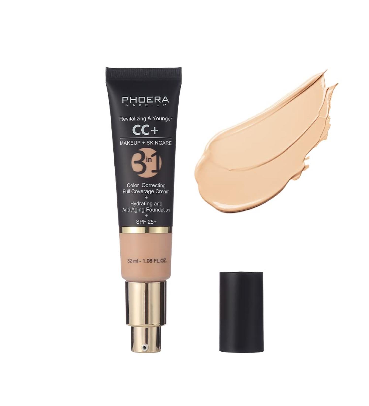 KIMIEYE Matte CC Cream SPF 25 Tinted Moisturizer & Color Correcting Foundation - 1.08 oz (120 Nude) - Buy Online on GoSupps.com