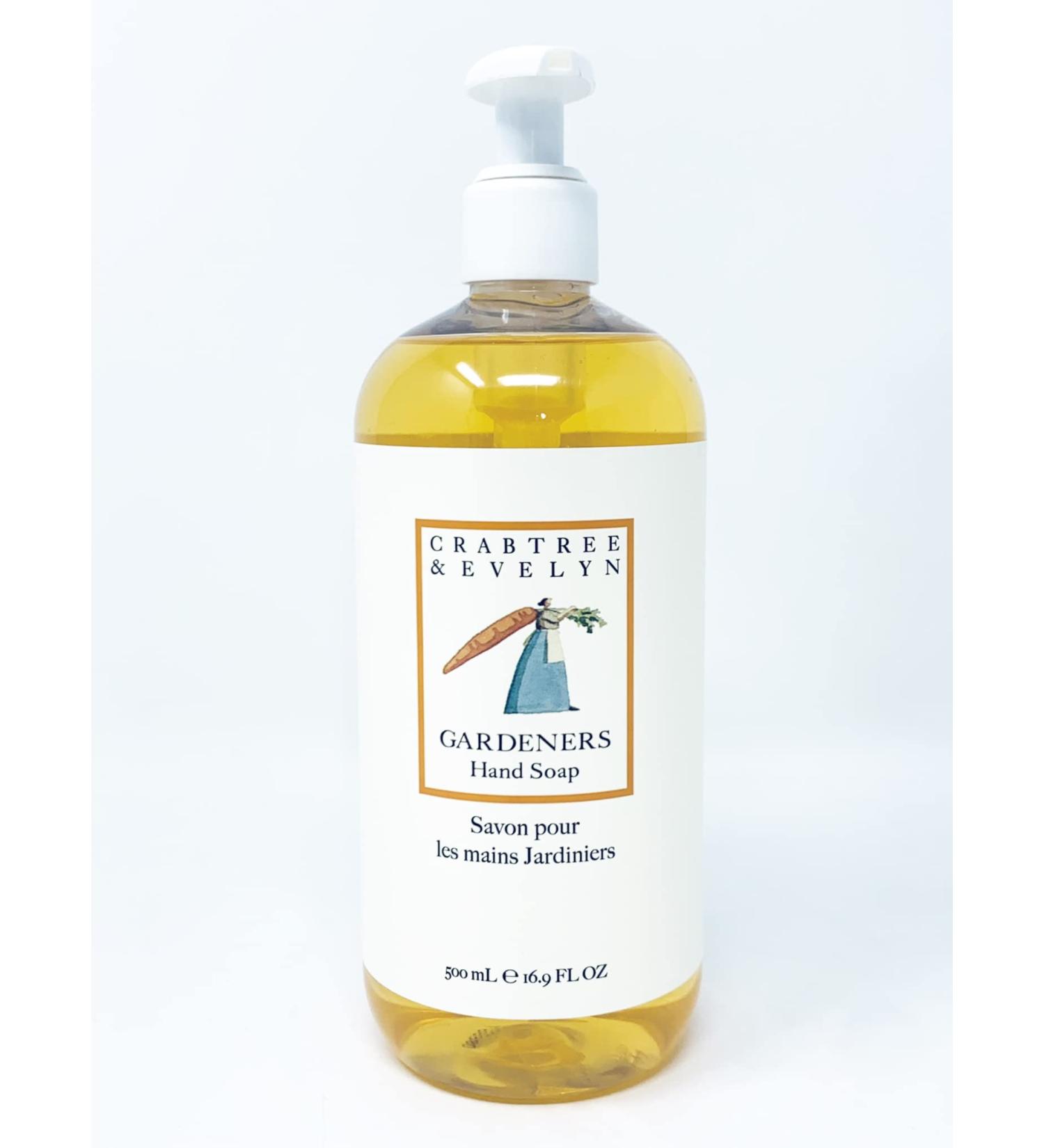 Crabtree & Evelyn Gardeners Hand Soap 16.9 Fl Oz - Gentle Cleansing for Soft Hands - Buy Online on GoSupps.com