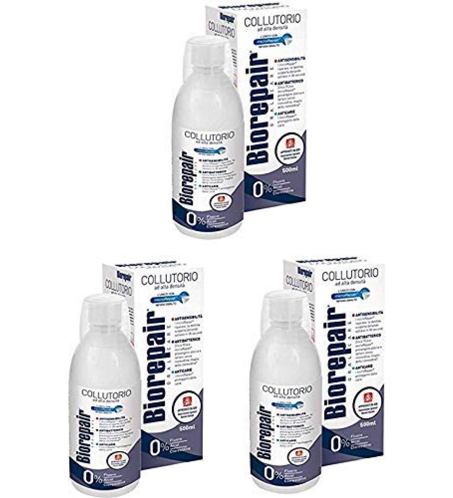 Biorepair: Collutorio Mouthwash 500ml/16.9 fl.oz - Pack of 3