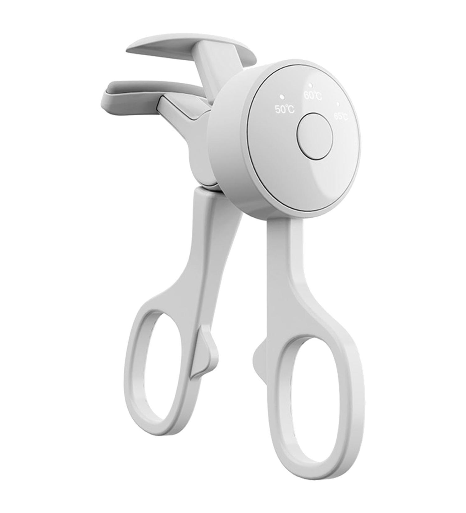Heated Eyelash Curler 2024 New Electric Eyelash Curler 230mAh Rechargeable Wide Angle Heated Lash Curler with 3 Heating Long Lasting Eyelash Curler Heated for Travel White - Buy Online on GoSupps.com