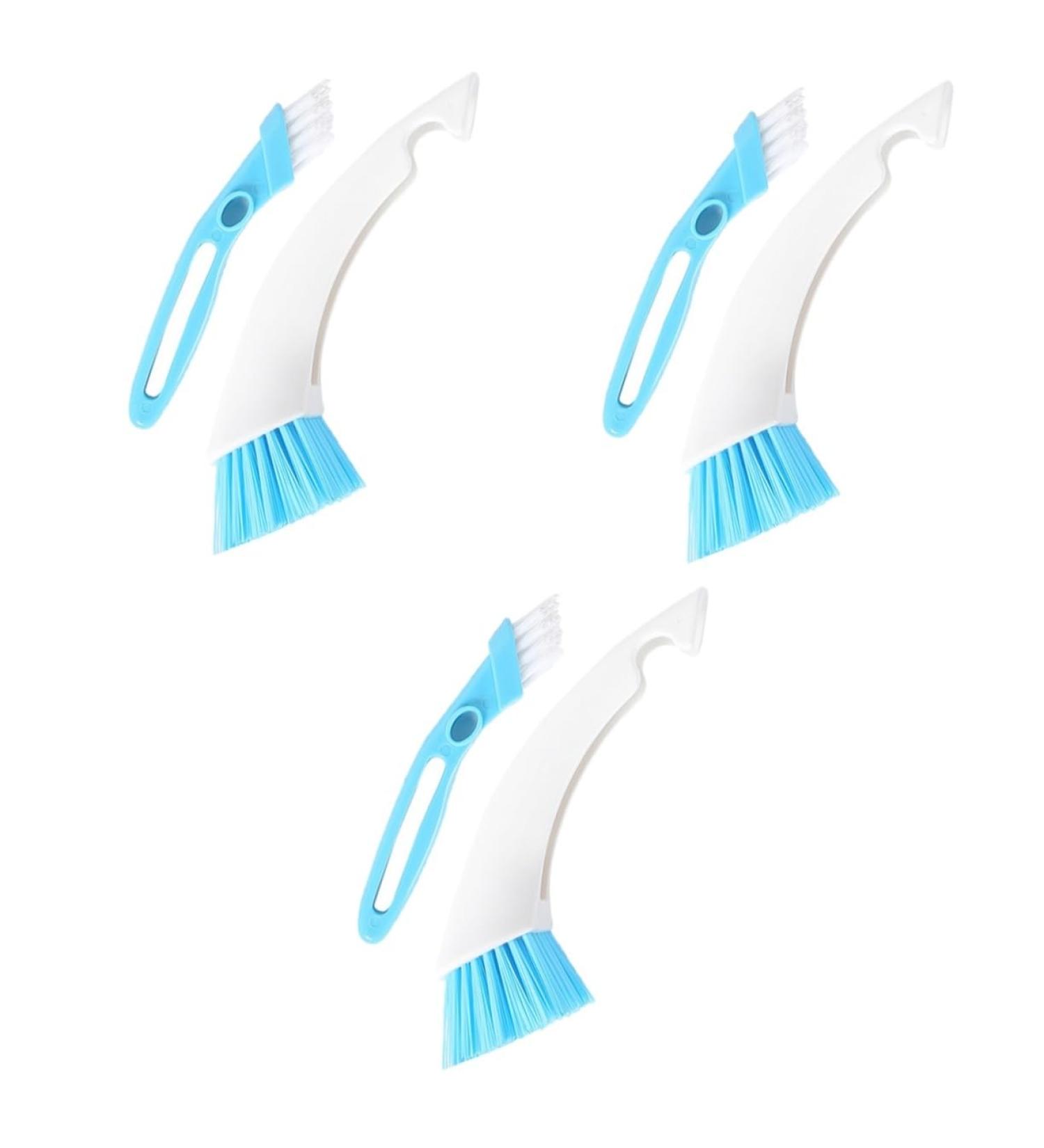 Buy FRCOLOR 3pcs Cleaning Brush Set - Grout Sink and Scrubbing Brushes for Effective Tile & Tub Cleaning - Perfect for Grout and Bottle Cleaning - Buy Online on GoSupps.com