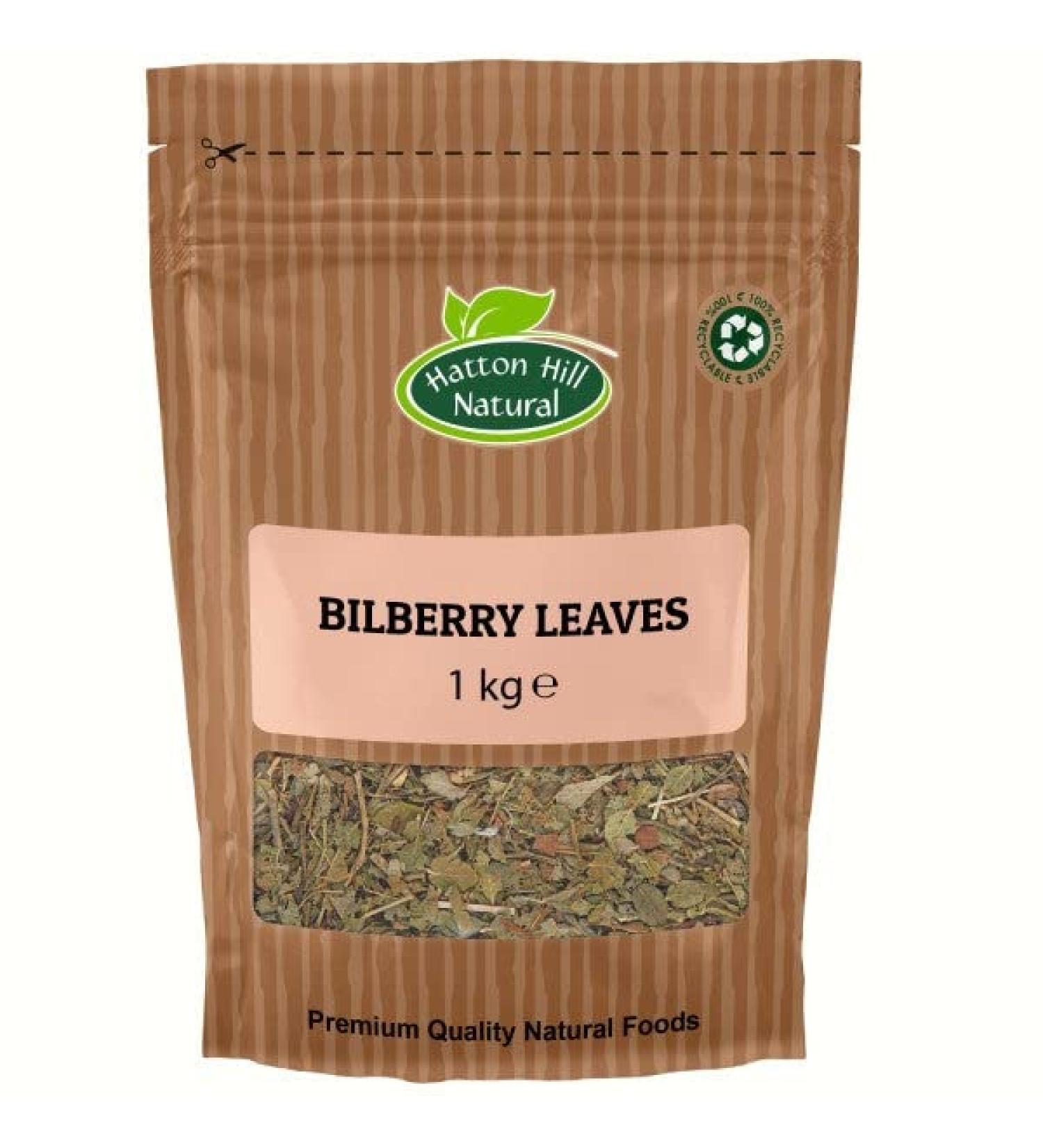 Bilberries (European Blueberry) Leaves 1kg by Hatton Hill - Free UK Delivery