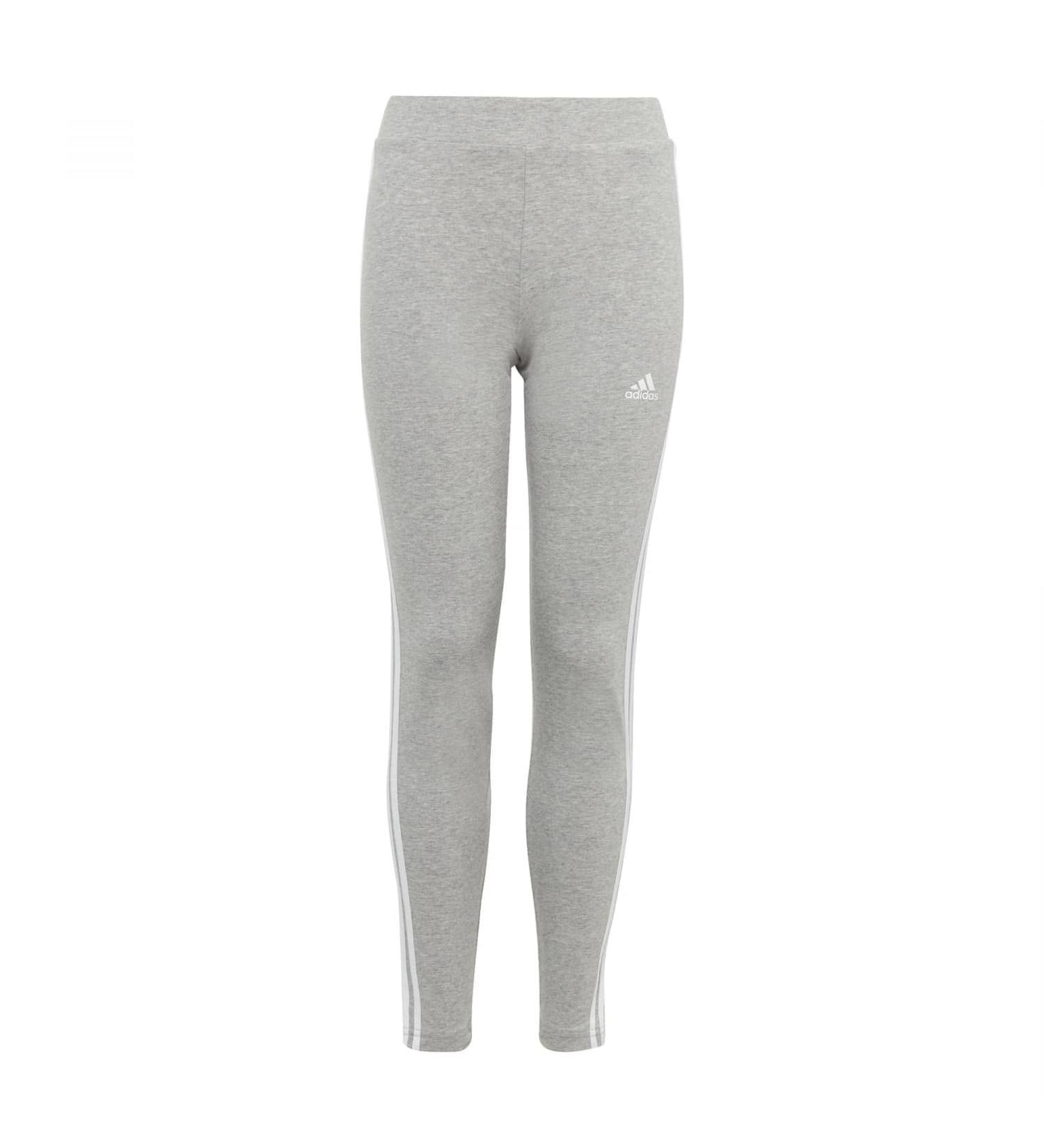 Buy adidas Girls Leggings 13-14 Years - Medium Grey Heather/White | International Shipping Available - Buy Online on GoSupps.com