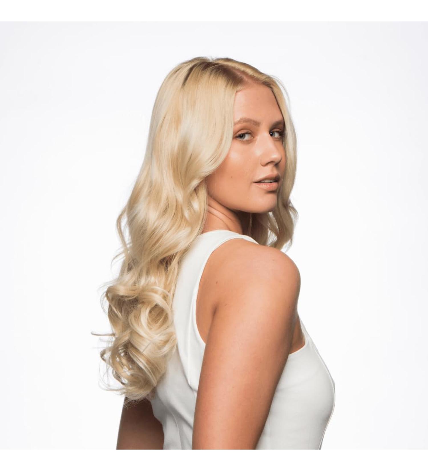 Stranded International 20 inch Fibre One Piece Curly Clip in Hair Extensions 1B Queen of the night - Buy Online on GoSupps.com