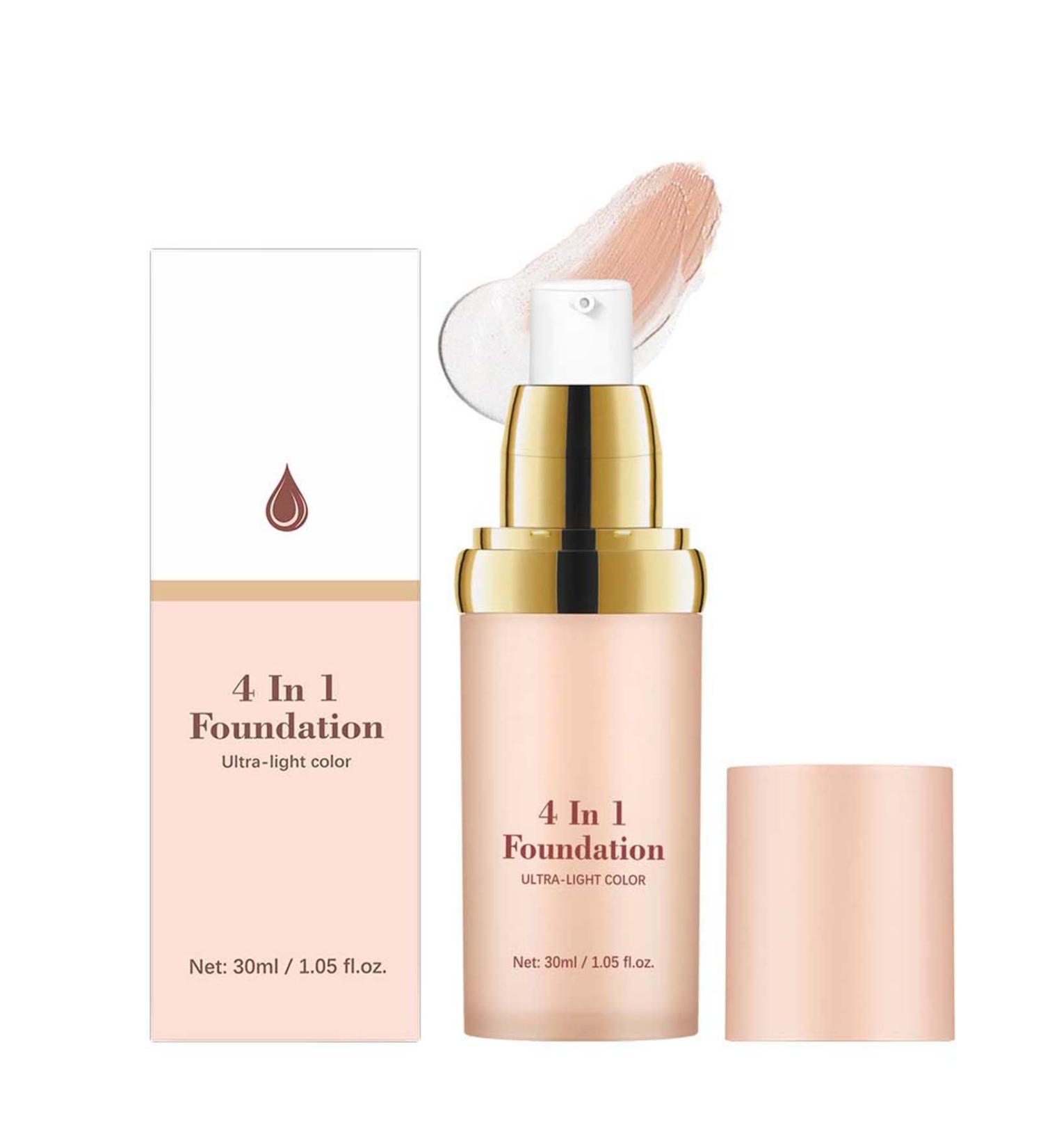 EONFAVE Foundation Color Changing 4in1 Flawless Concealer foundation makeup breathable and light liquid foundation makeup color changing foundation for all skin tones - Buy Online on GoSupps.com