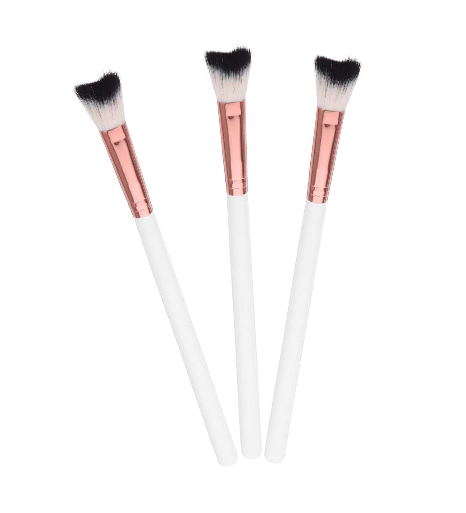 SOESFOUFU 3pcs Fish Tail Brush Makeup Brushes for Nose Highlighter Brush Nose Contour Brushes Nose Makeup Tool 18.50X1.00X1.00CM As Shown - Buy Online on GoSupps.com
