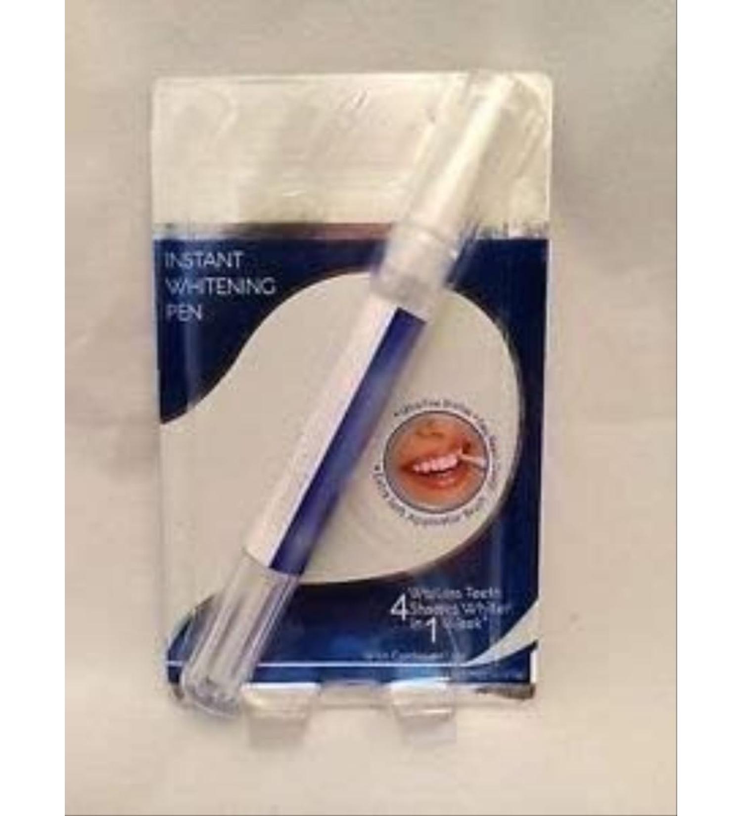 Vishopy Instant Teeth Whitening Pen 4 Shades Whiter in a Week 0.07 Oz (2 Packs)