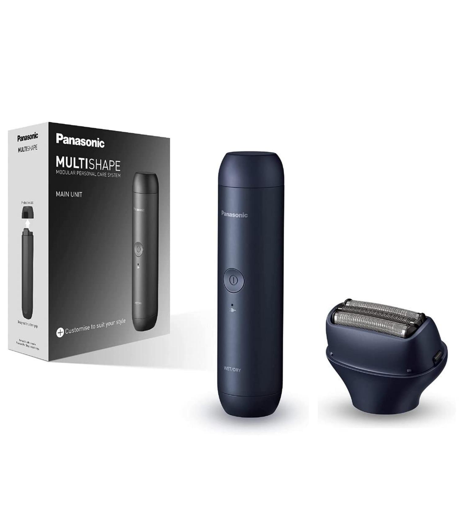 Panasonic ER-CBN1 MULTISHAPE Main Unit 3 Blade Electric Shaver Head and Nose Trimmer Head Nickel Main Unit Shaver Head Attachment