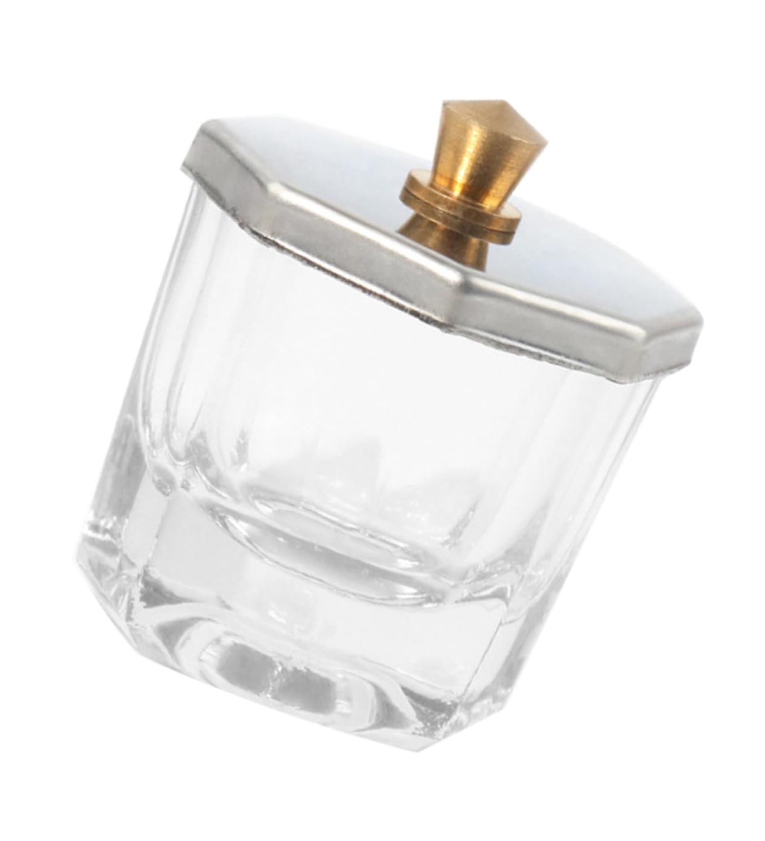 VINTORKY Nail Cup Nail Dish Cup Nail Liquid Holder Acrylic Nail Supplies Dappen Dish for Acrylic Nails Nail Dappen Dish Acrylic Nail Tools Manicure Nail Dish Saucer Cup Toning Glass - Buy Online on GoSupps.com