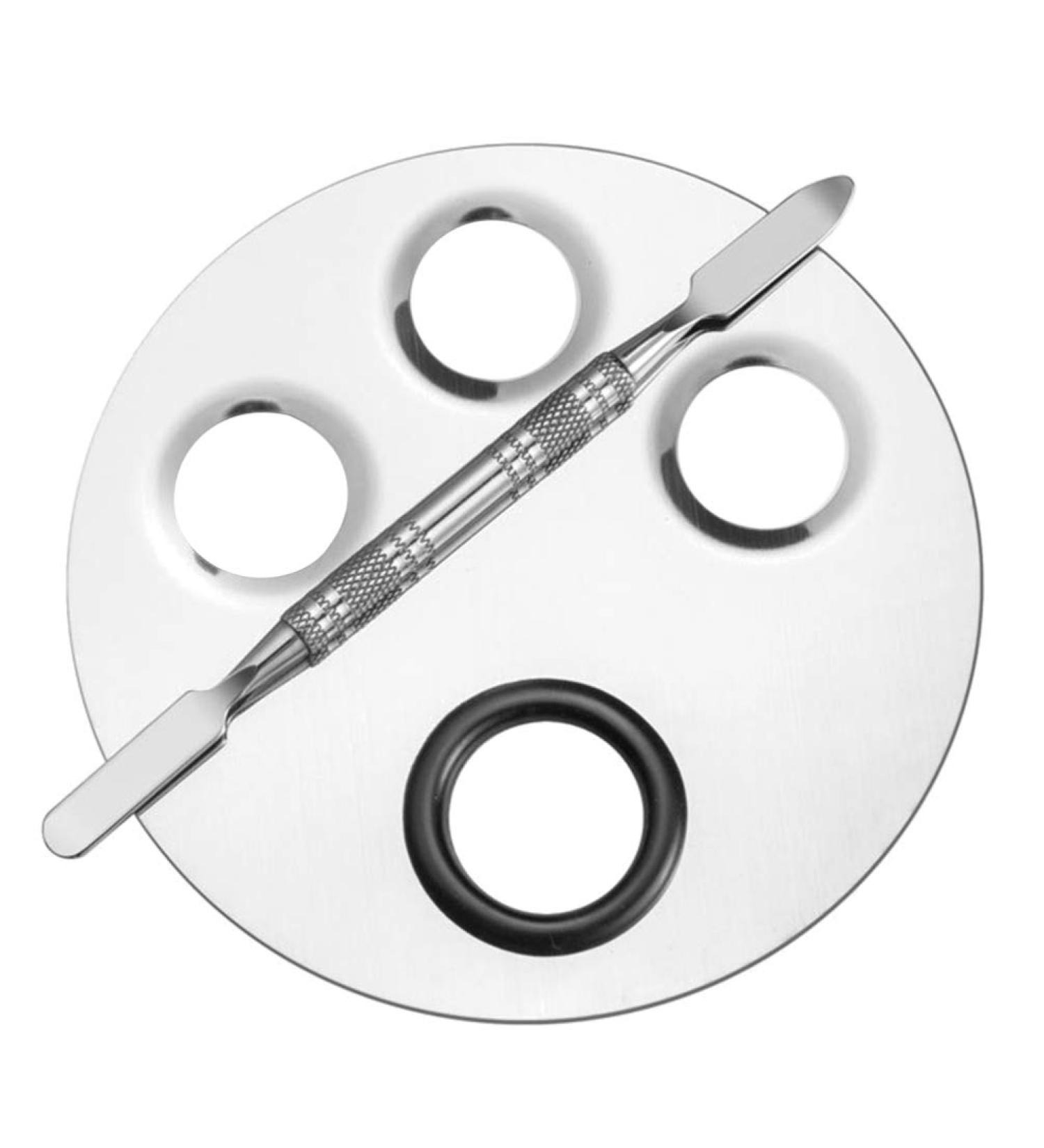 Buy Palette Make-up Color Mixing Plate | Manicure Art Kit & Tools for Perfect Nail Color Mixing - Buy Online on GoSupps.com